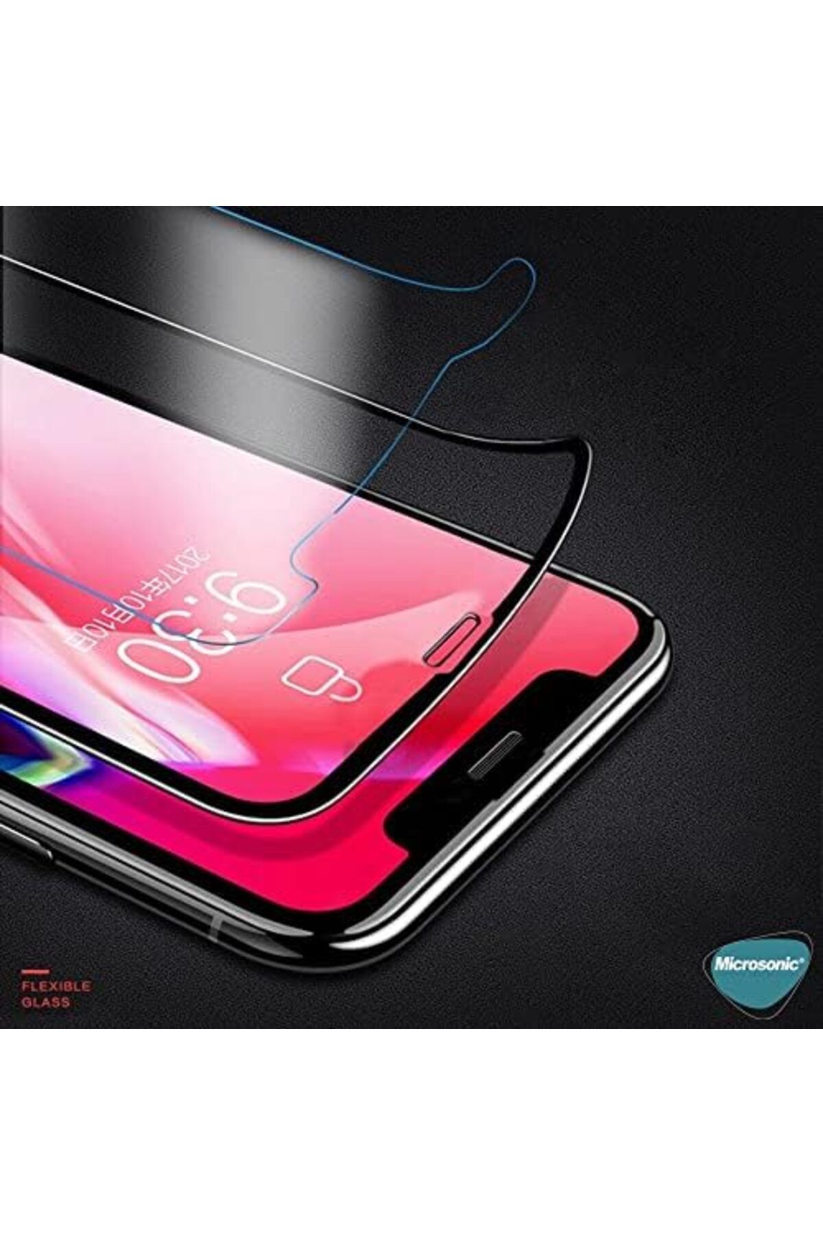 salesalbutik Apple iPhone 8 Plus uyumlu Crystal Seramik Nano Ekran Koruyucu Beyaz (2 Adet)