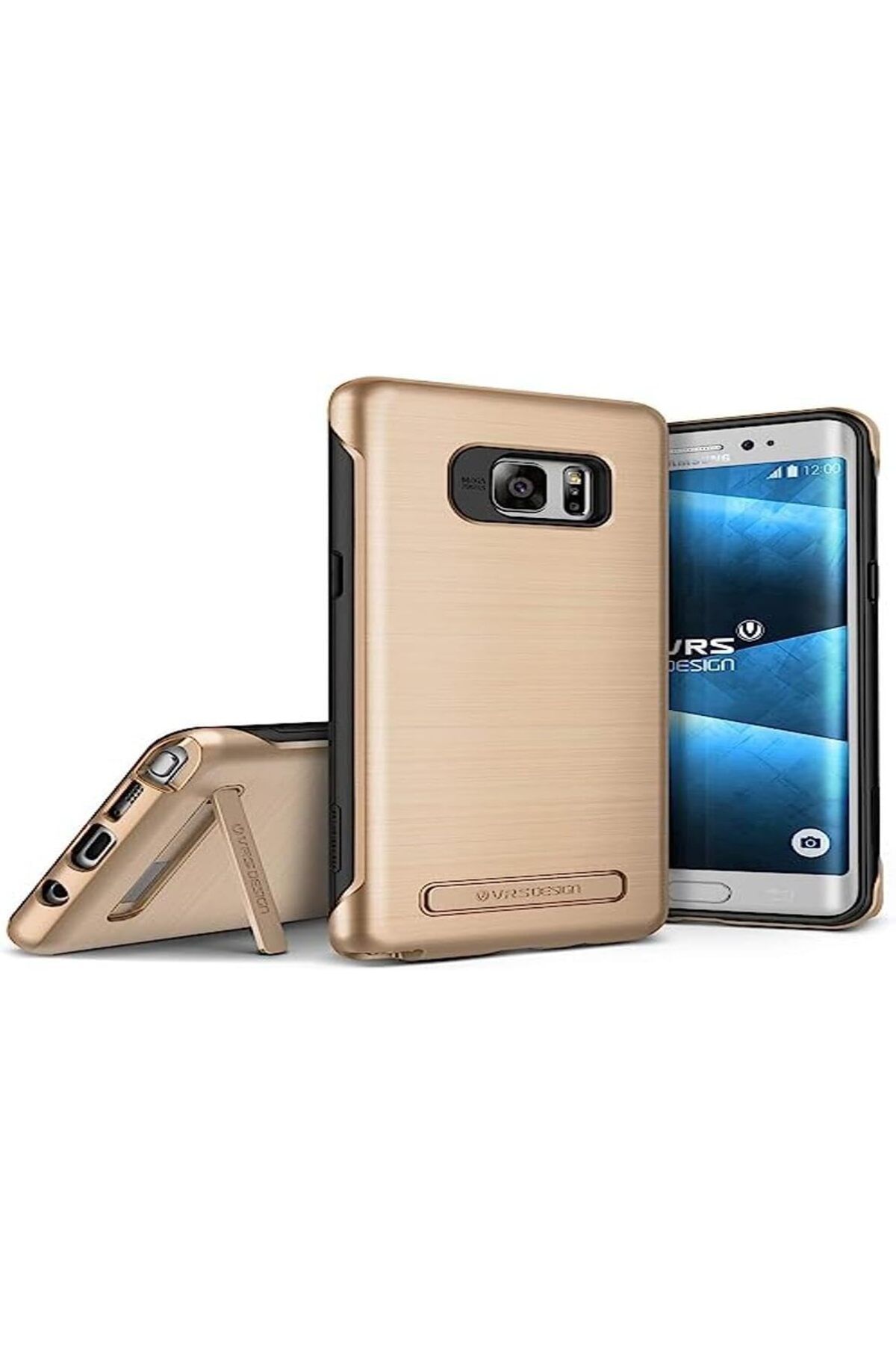 STOREMAX Design VRS82397 VRS Galaxy Note FE Duo Uyumlu Guard Kılıf, Shine Gold