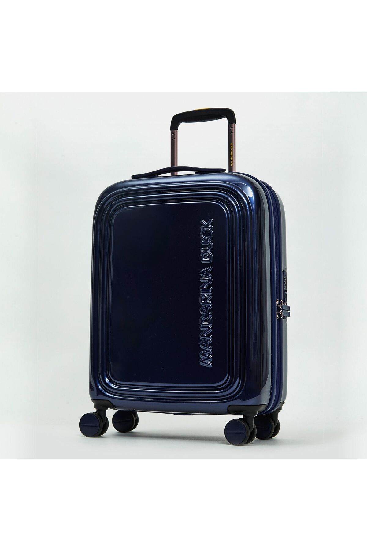 Mandarina Duck-Logoduck + Metal 4 Rollen Trolley 55 cm mit Dehnfalte 3