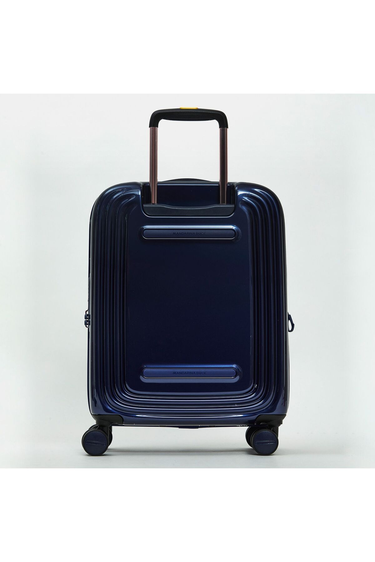 Mandarina Duck-Logoduck + Metal 4 Rollen Trolley 55 cm mit Dehnfalte 2