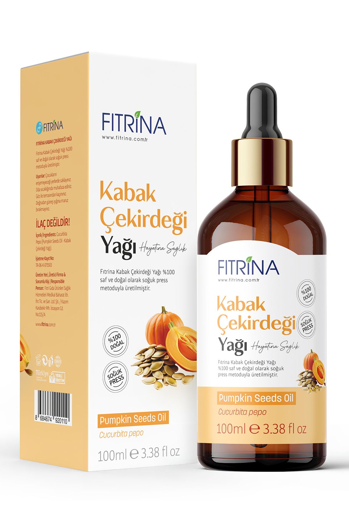 FITRİNA KABAK ÇEKİRDEĞİ YAĞI 100 ML