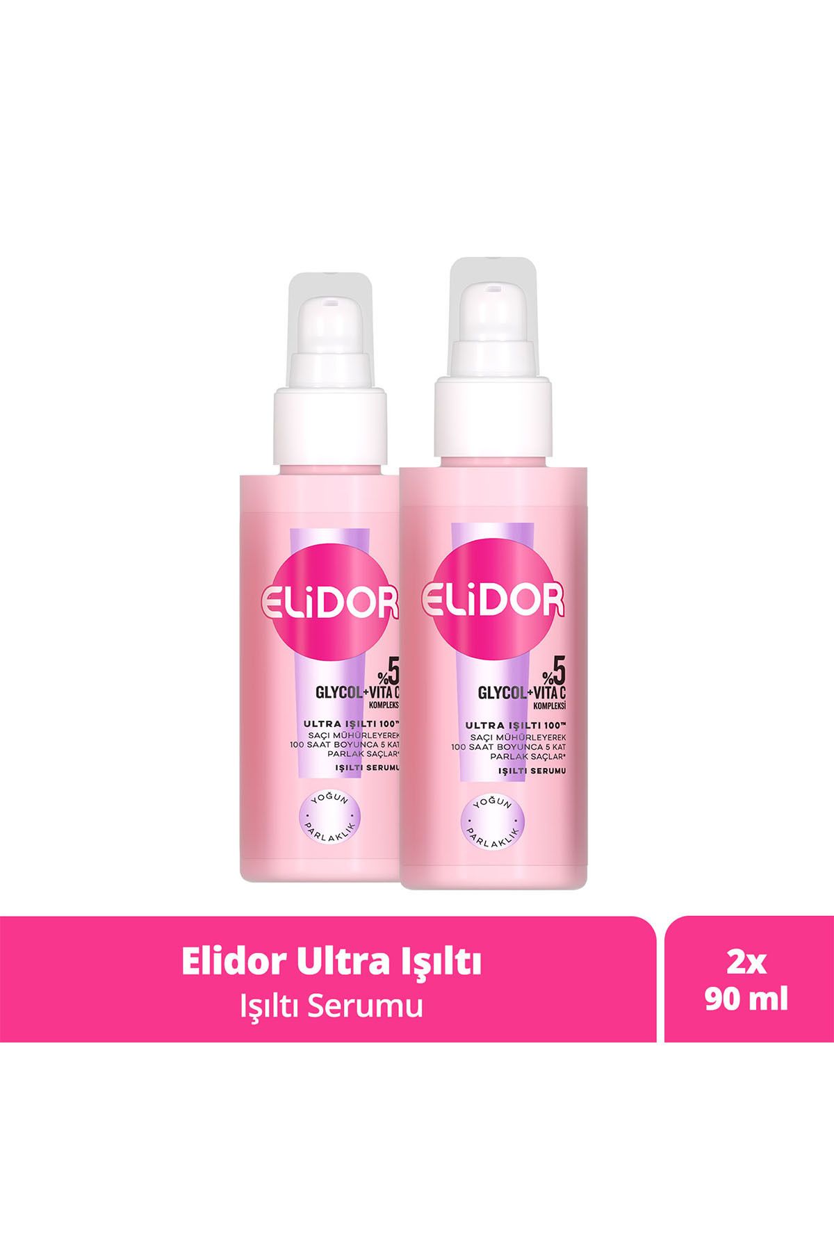 Elidor Işıltı Serumu Ultra Işıltı Yoğun Parlaklık 90 ml x2