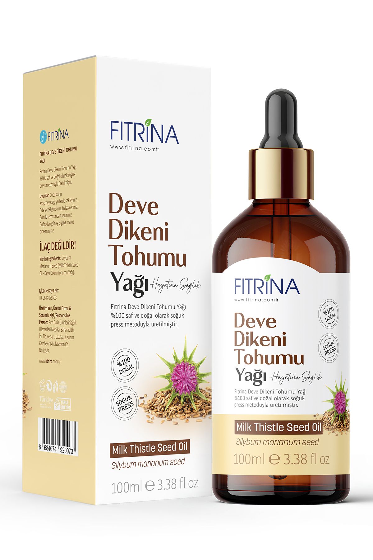 FITRİNA DEVE DİKENİ TOHUMU YAĞI 100 ML