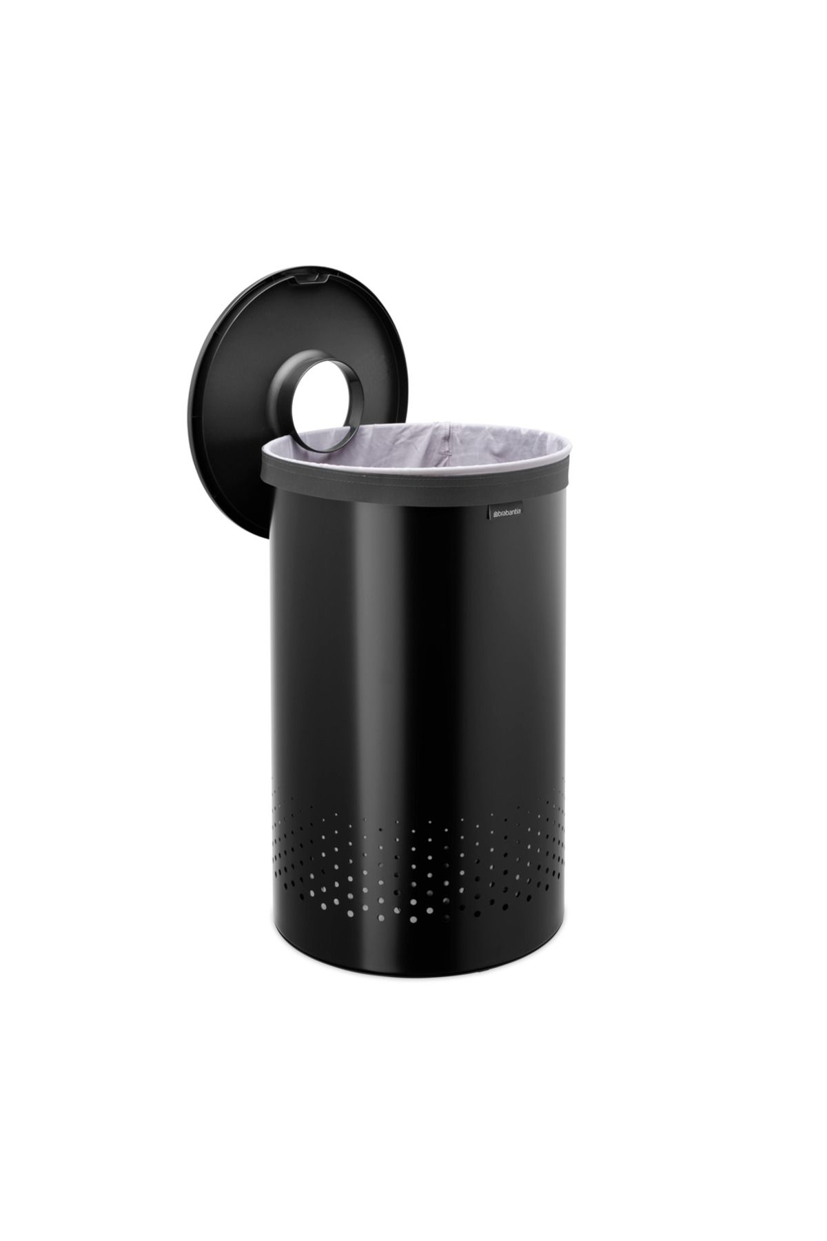 Brabantia MATT BLACK PLASTİK KAPAKLI ÇAMAŞIR SEPETİ 60L