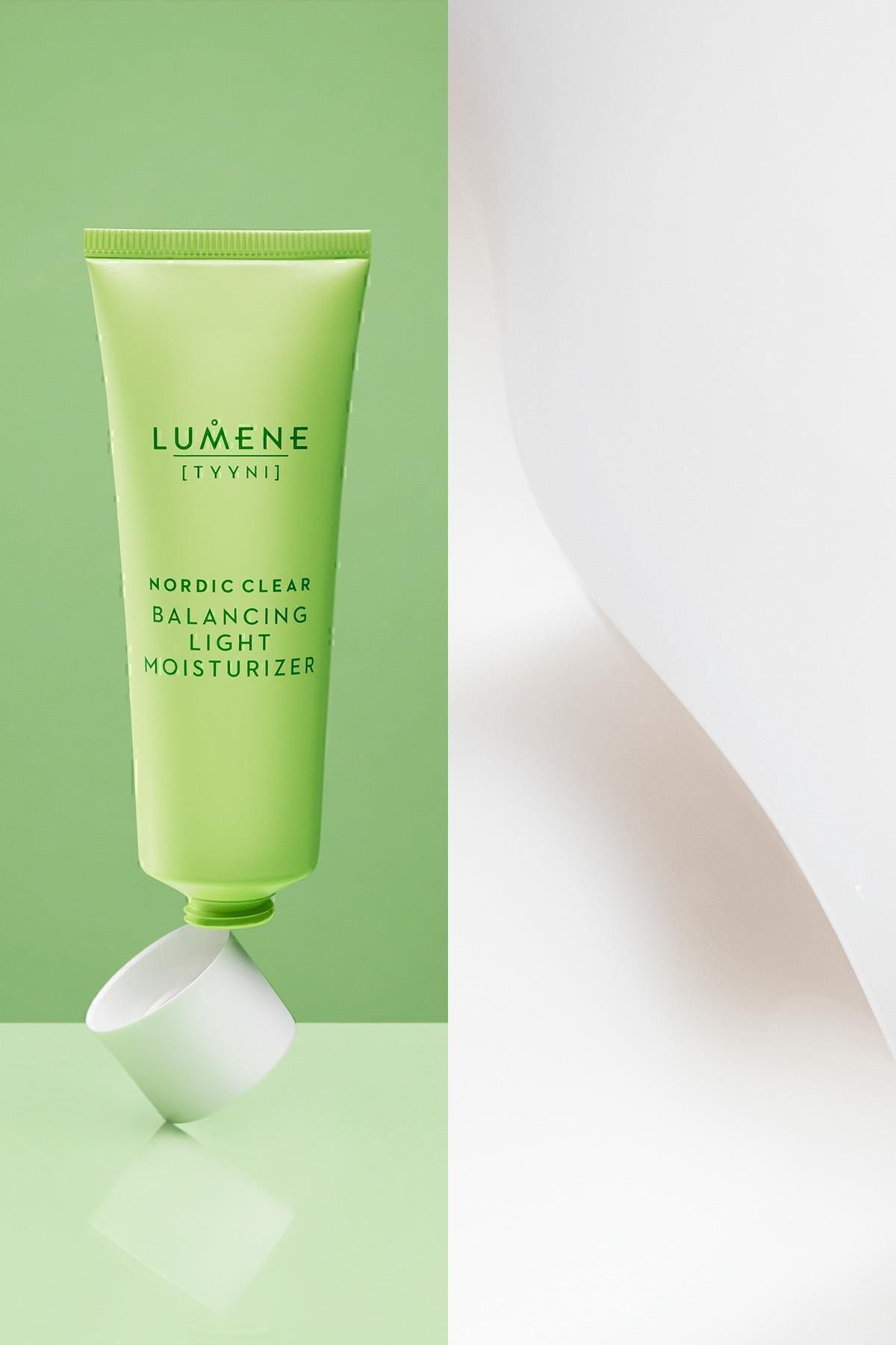 LUMENE-Sebum Balancing Moisturizer 50 ml – Water Based, Oil-Free Formula, Mattifying Effect, for Combination Skin 3