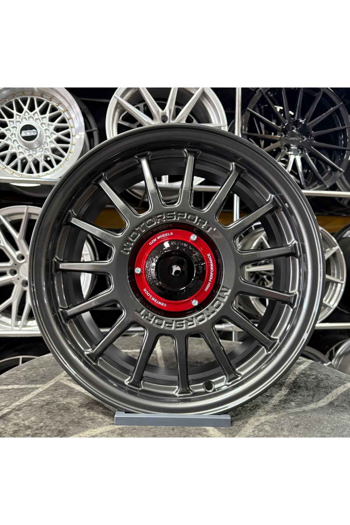 gzm 16 inç 5x108 MOTORSPORT Gun Metal Jant Modeli (4 ADET)