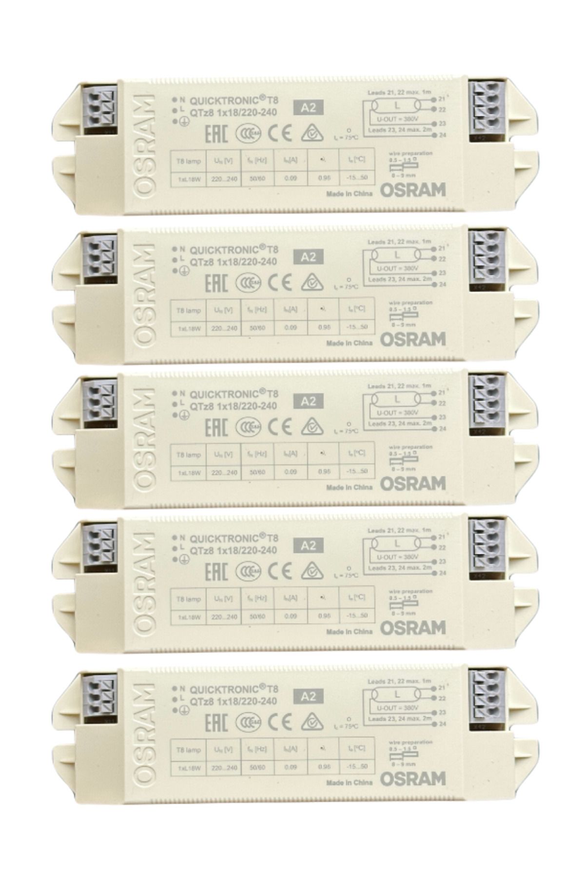 Osram 1x18 Balast Elektronik Balast (5 Adet)