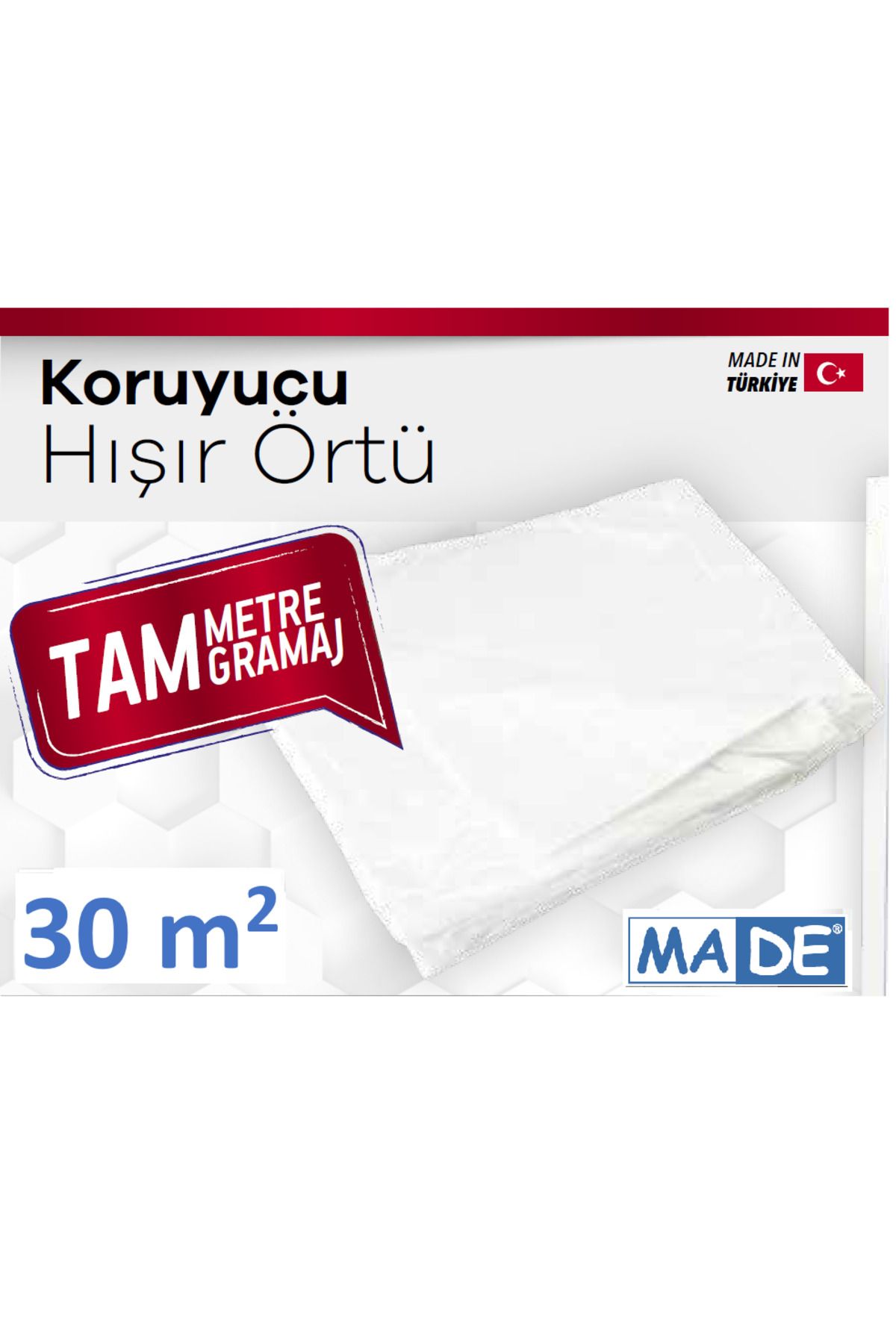 MADE Hışır Zemin Örtüsü - Tam Metre ve Gramaj - 30 m2