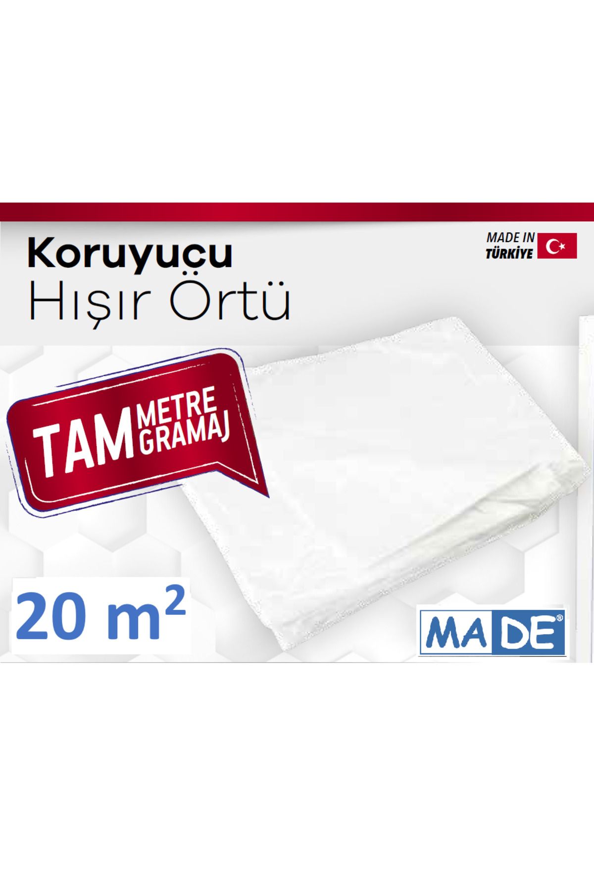 MADE Hışır Zemin Örtüsü - Tam Metre ve Gramaj - 20 m2