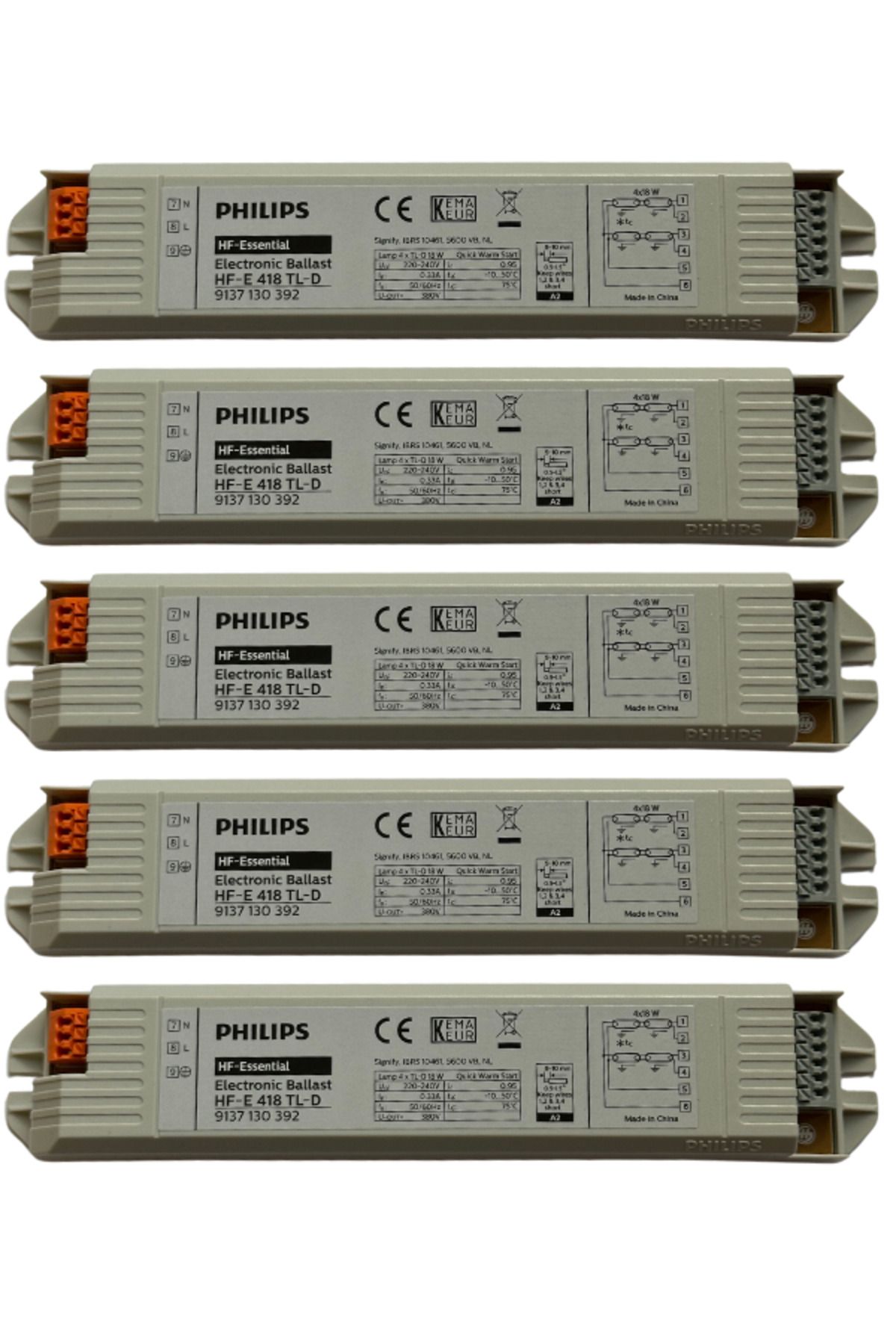 Philips Hf-E 4X18W Elektronik Balast (5 Adet)