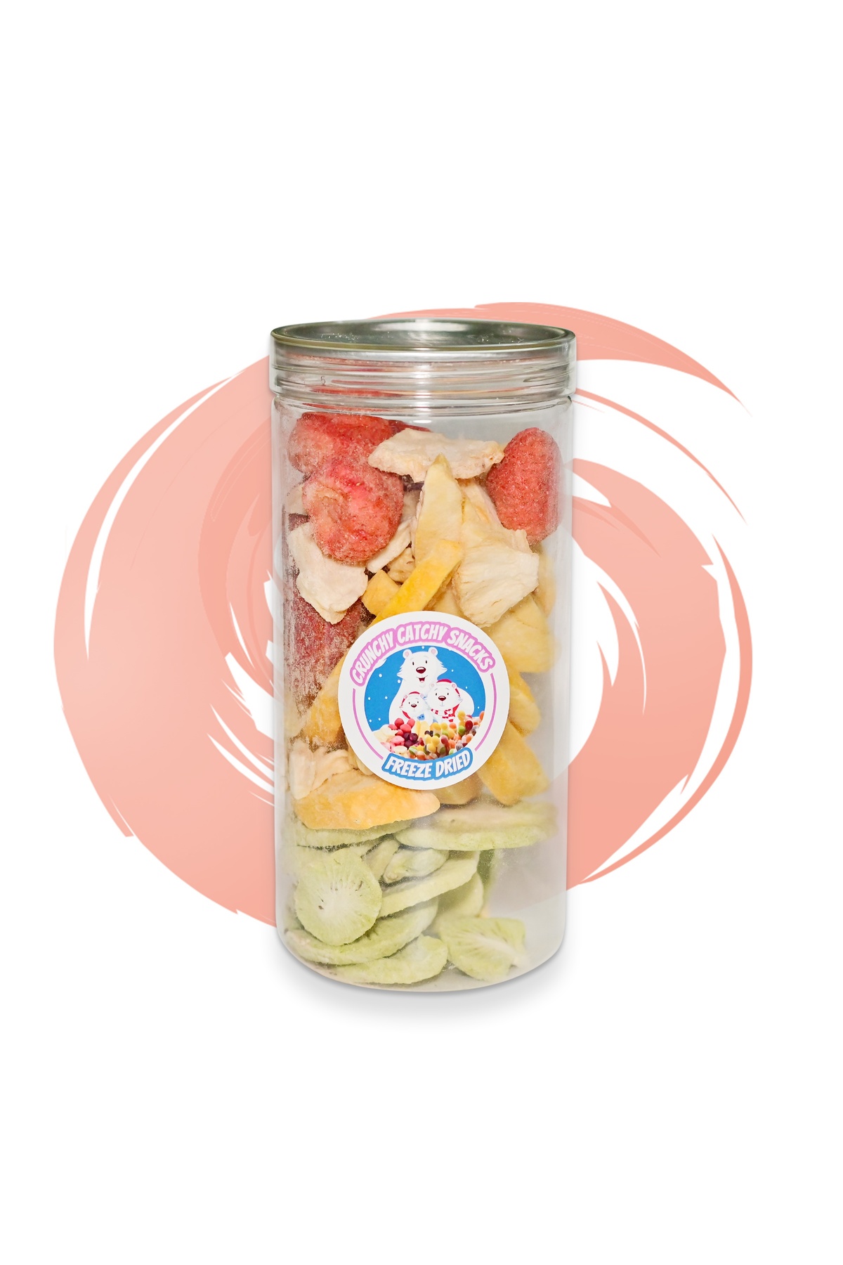 Crunchy Catchy Snacks Freeze-Dried Fruit Mix 100g