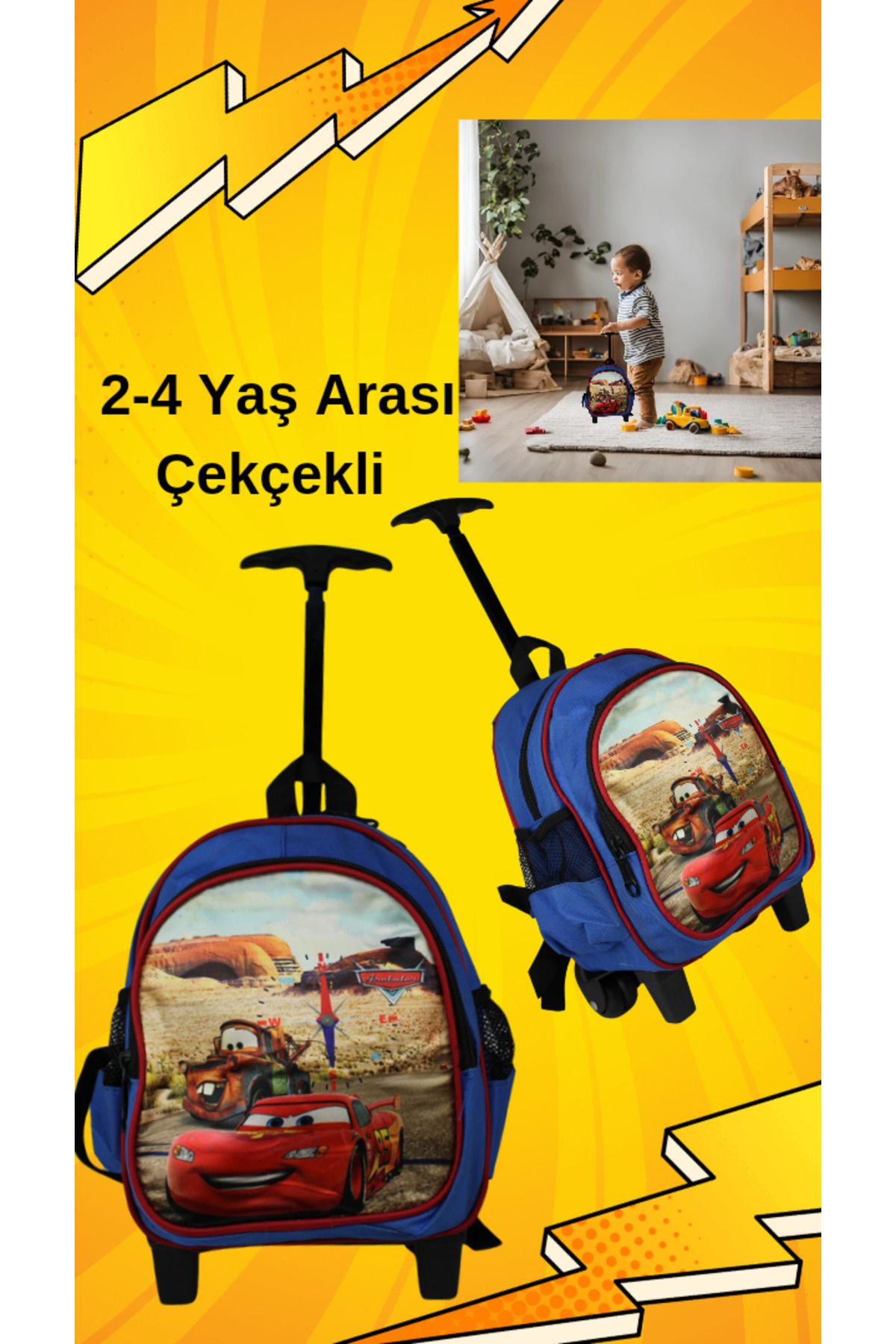 Bagify Erkek anasını kreş tekerlekli Çekçekli çanta