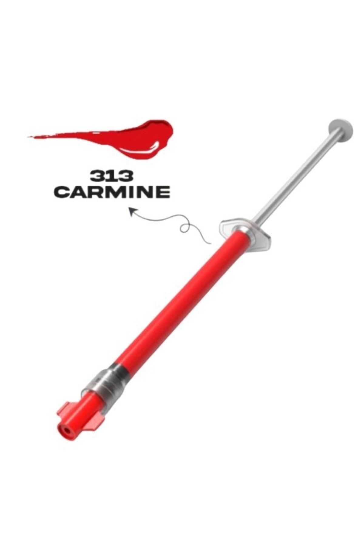 YMR Carmine Red Kalıcı Makyaj Dudak Boyası Tek Kullanımlık 1ml Deneme Boyu