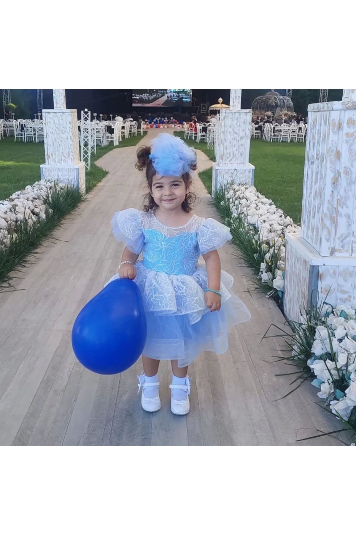 Embe kids CRYSTAL- Simli Doğum Günü Elbisesi