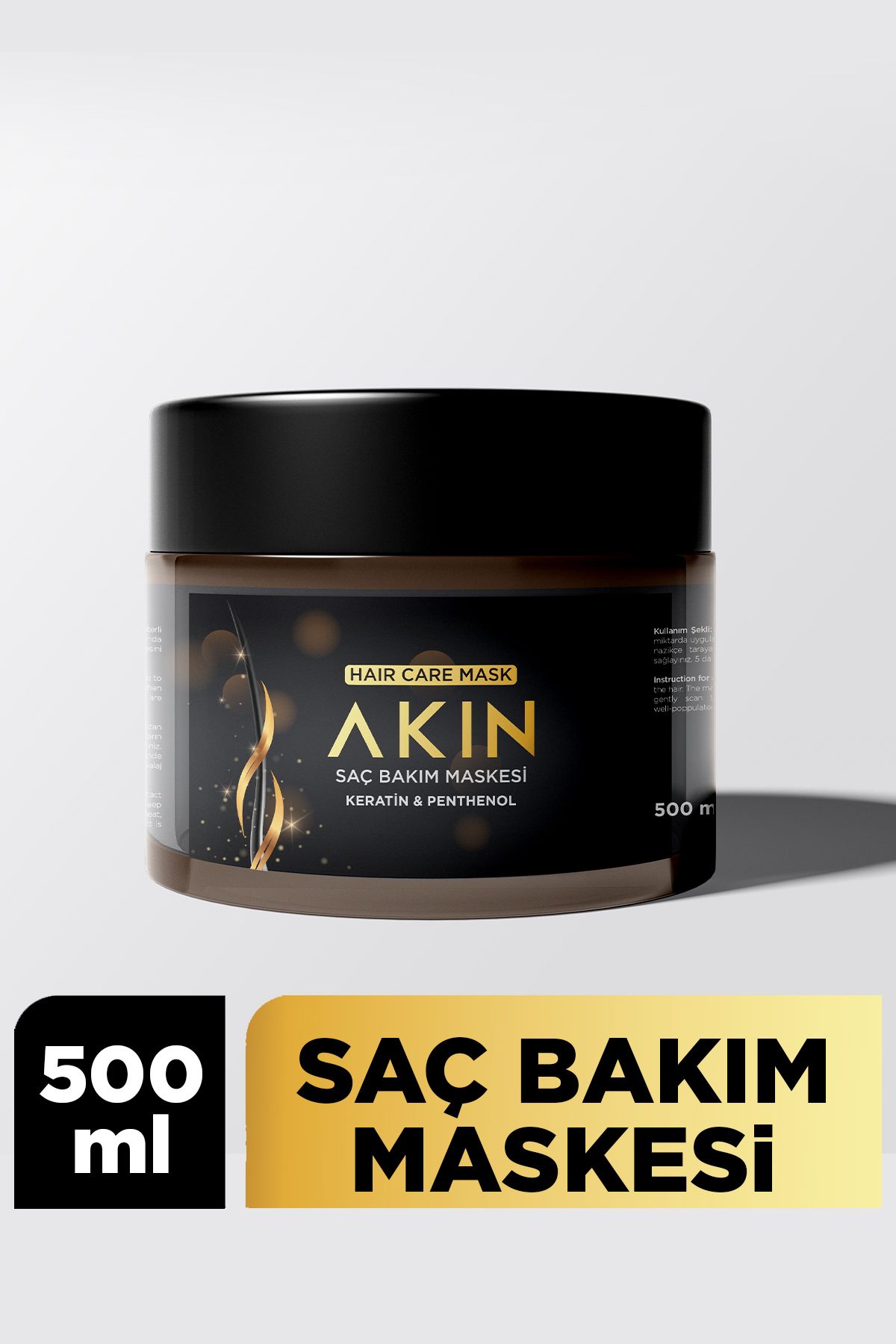 Akın Saç Bakım Maskesi Keratin & Panthenol Onarıcı Saç Maskesi