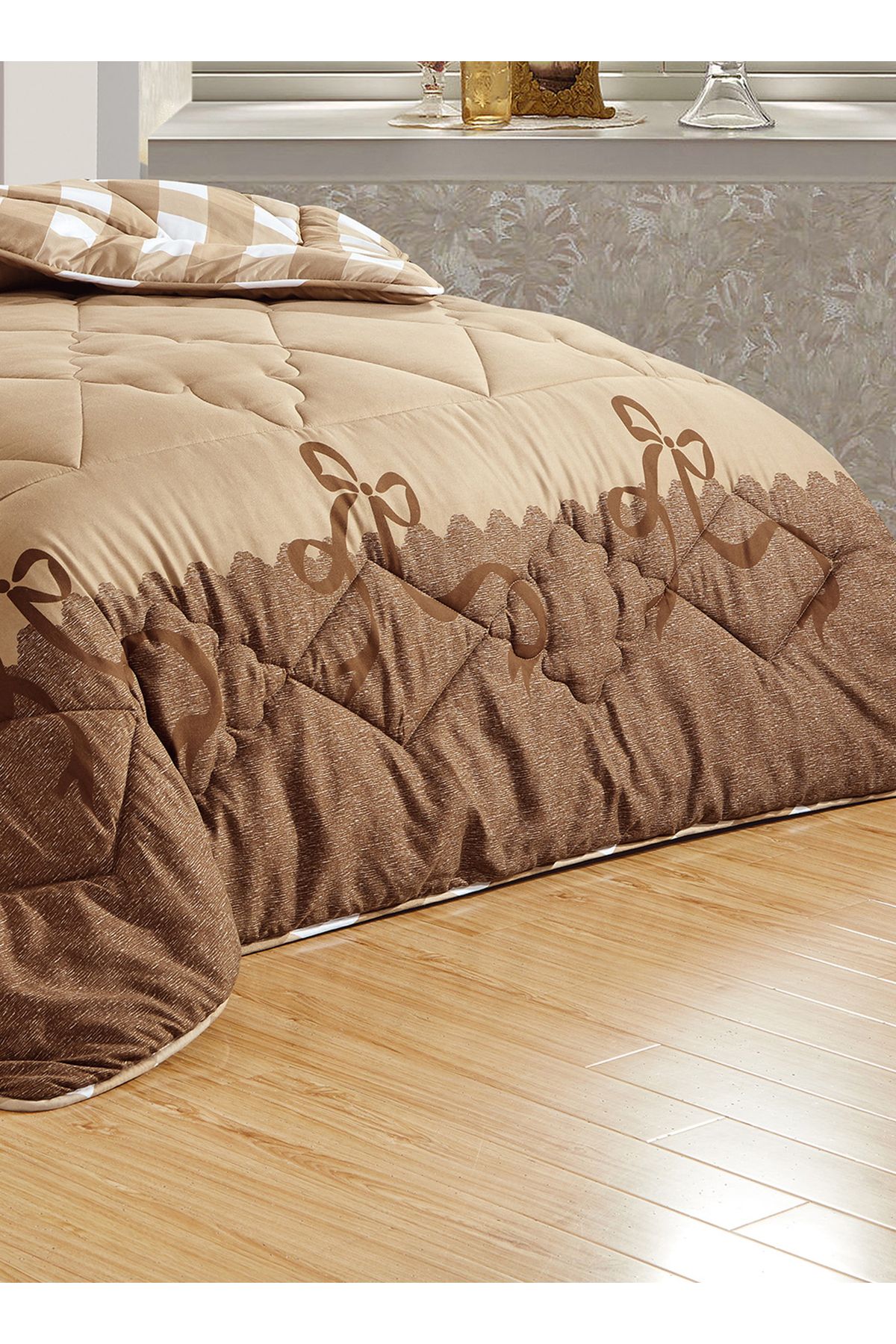 Generic-Comforter Set 4 Piece Single Size Elegant Bedspread Lightweight Comforter Suitable for All Seasons 3