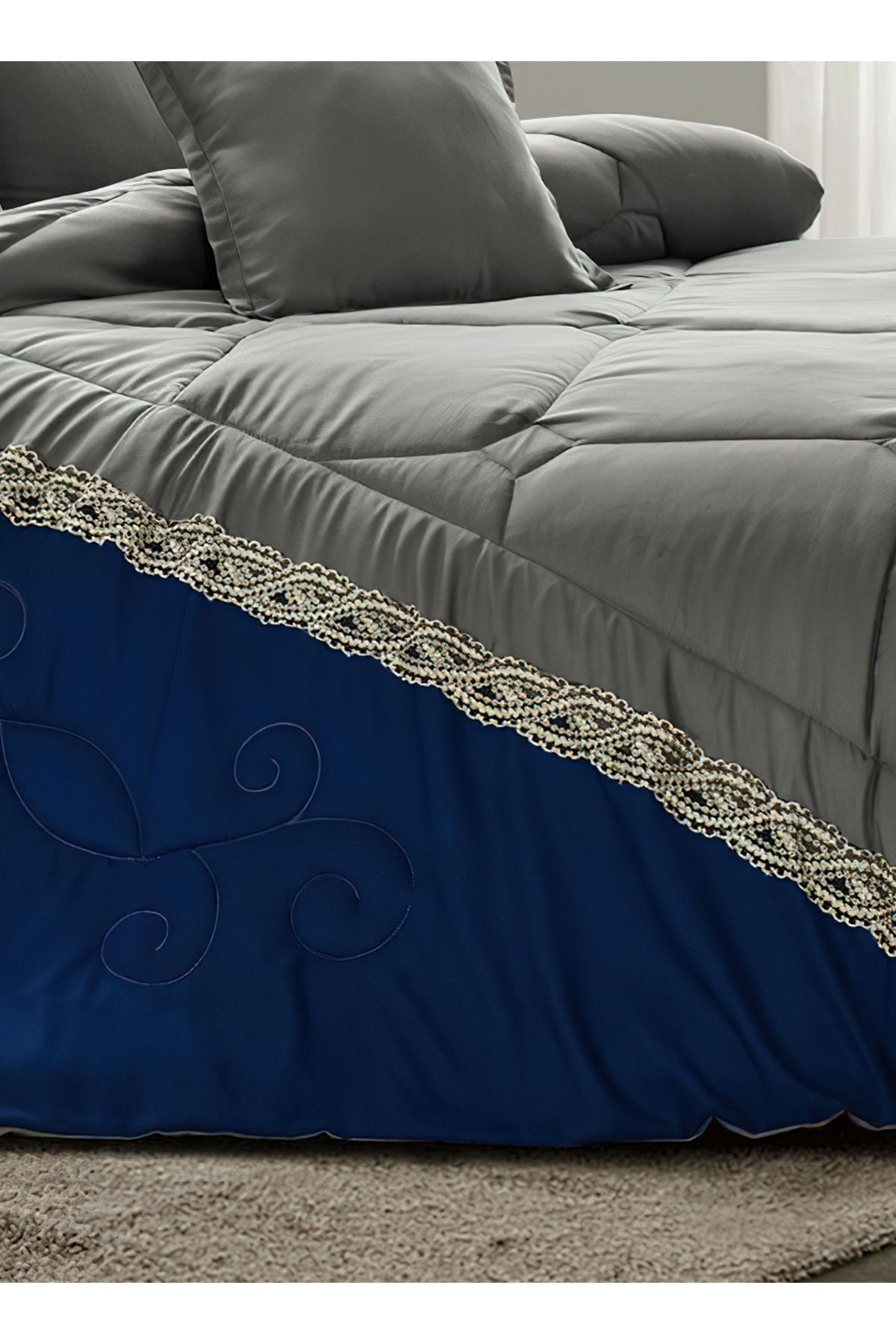 Generic-Comforter Set King Size 6 Pieces Comforter Set Twin Unisex Bedding Set 2