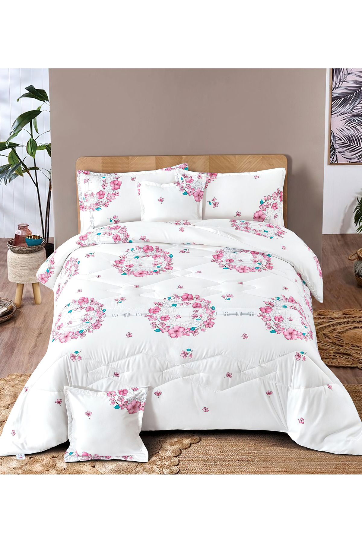 Generic-Comforter Set King Size 6 Pieces Comforter Set Twin Unisex Bedding Set 1