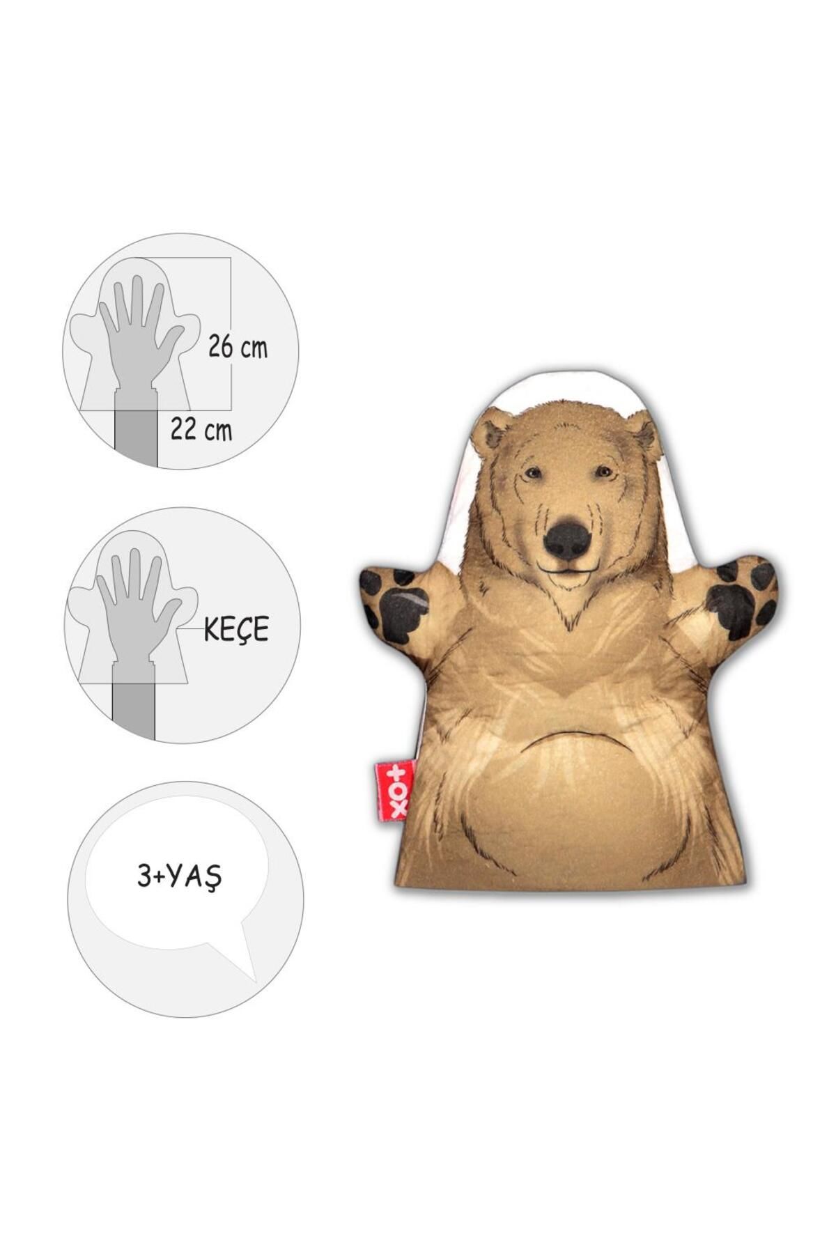 Tox-Bear Wild Felt Hand Puppet for Animals - T127 Educational Toy 4