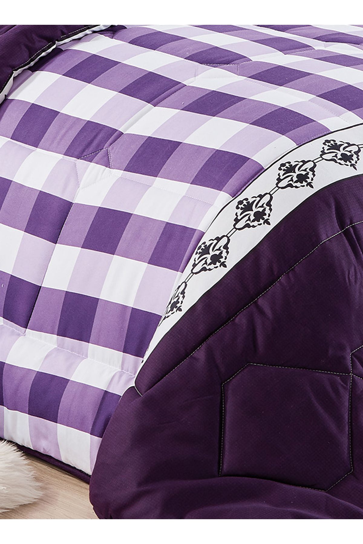 Generic-Comforter Set 4 Piece Single Size Elegant Bedspread Lightweight Comforter Suitable for All Seasons 5