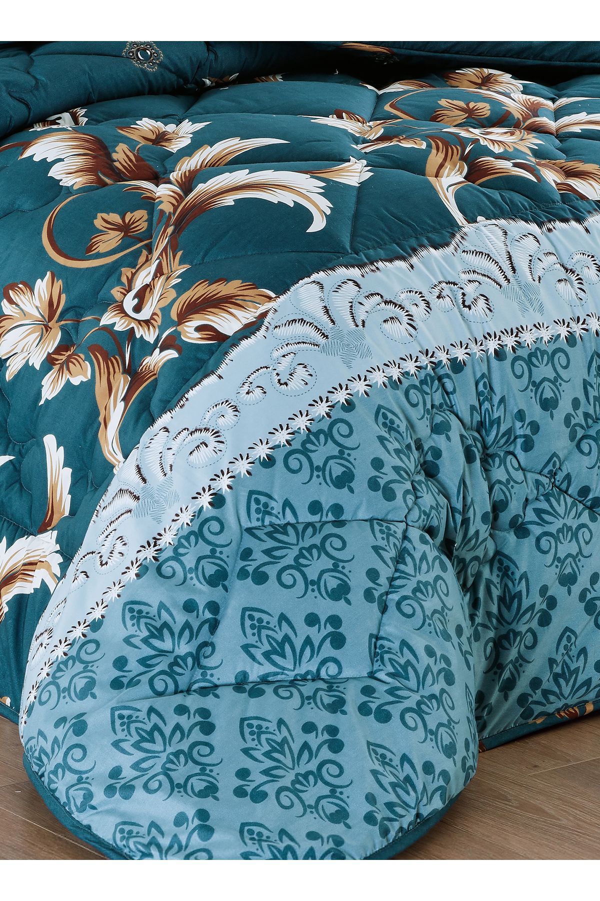 Generic-Comforter Set 4 Piece Single Size Elegant Bedspread Lightweight Comforter Suitable for All Seasons 5
