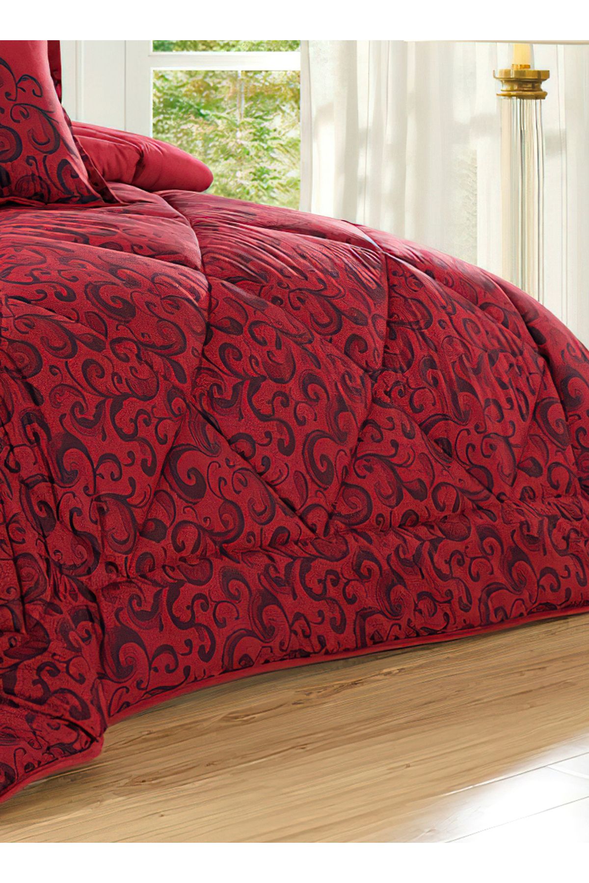 Generic-Comforter Set 4 Piece Single Size Elegant Bedspread Lightweight Comforter Suitable for All Seasons 3