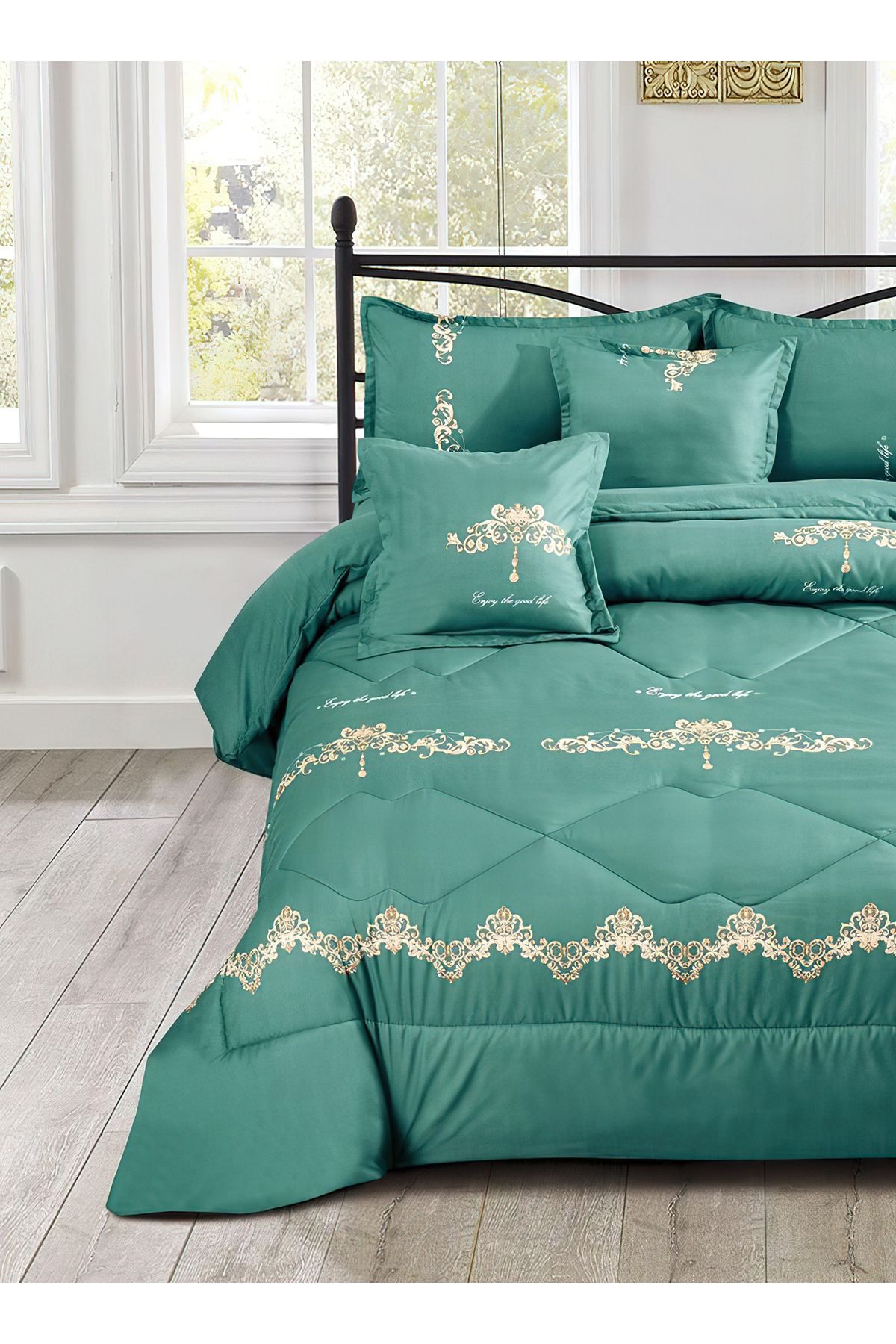 Generic-Comforter Set King Size 6 Pieces Comforter Set Twin Unisex Bedding Set 2