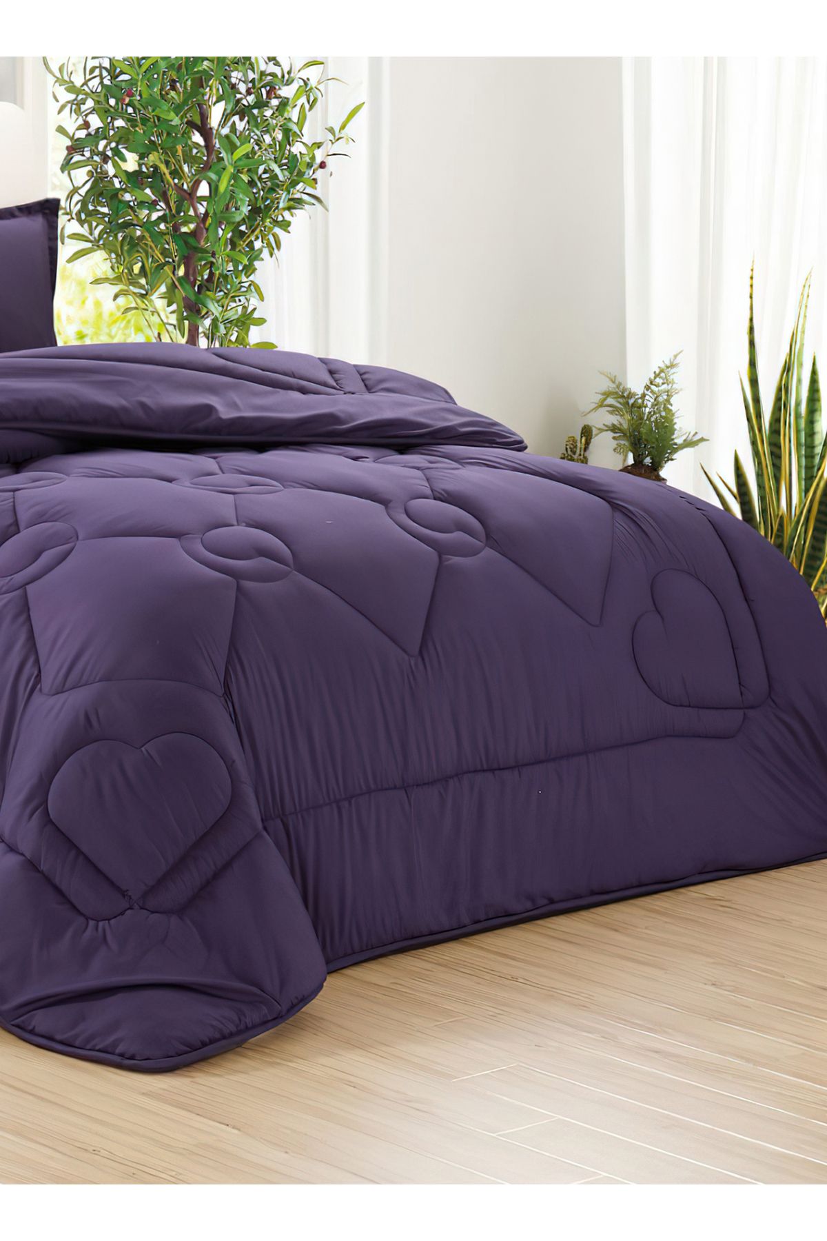 Generic-Comforter Set 4 Piece Single Size Elegant Bedspread Lightweight Comforter Suitable for All Seasons 3