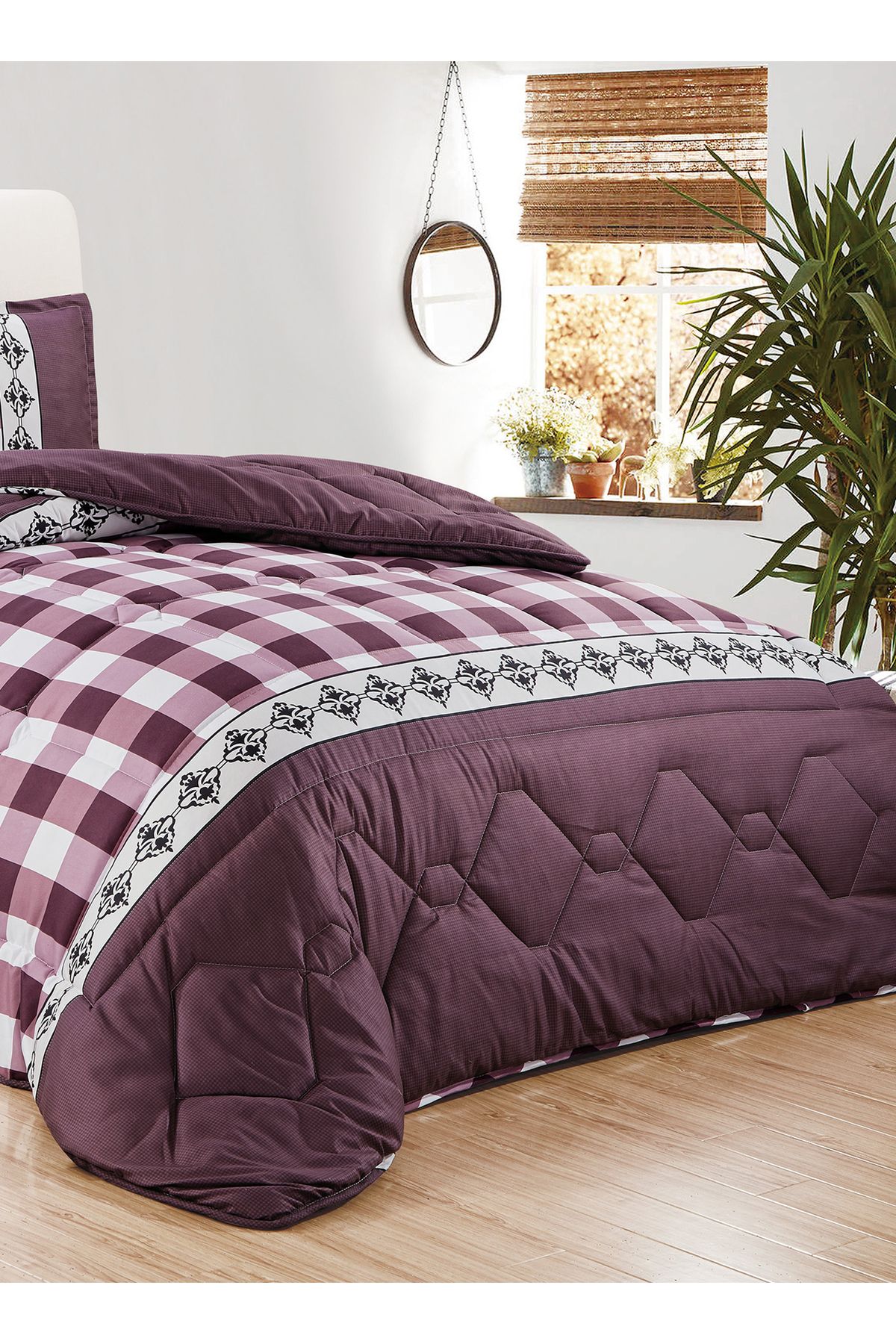 Generic-Comforter Set 4 Piece Single Size Elegant Bedspread Lightweight Comforter Suitable for All Seasons 3