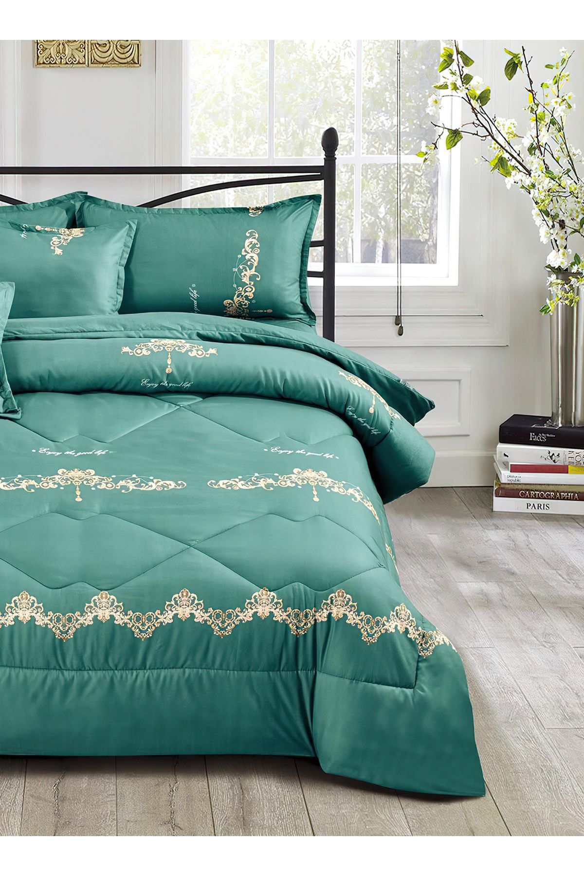Generic-Comforter Set King Size 6 Pieces Comforter Set Twin Unisex Bedding Set 3