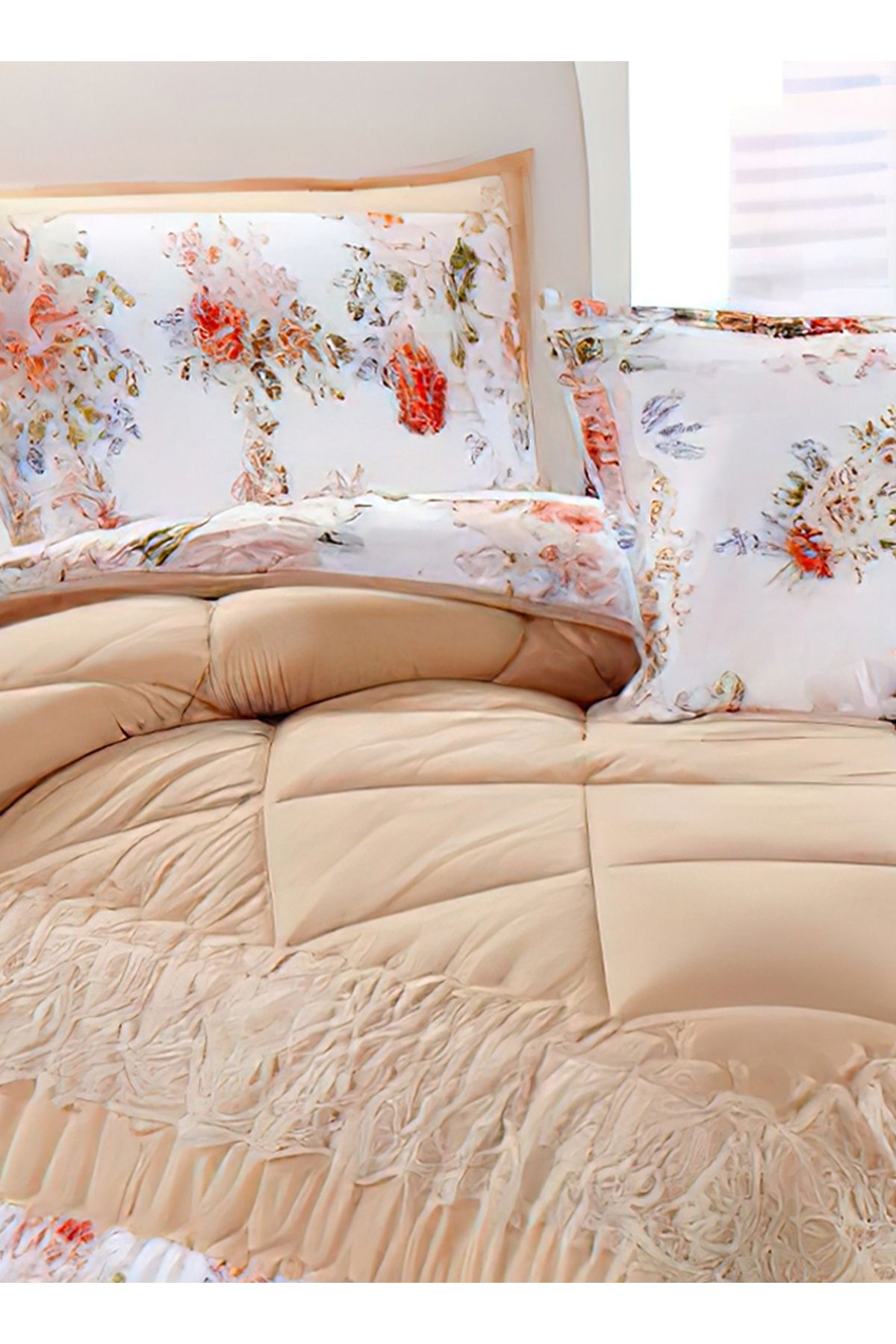 Generic-Comforter Set 4 Piece Single Size Elegant Bedspread Lightweight Comforter Suitable for All Seasons 5