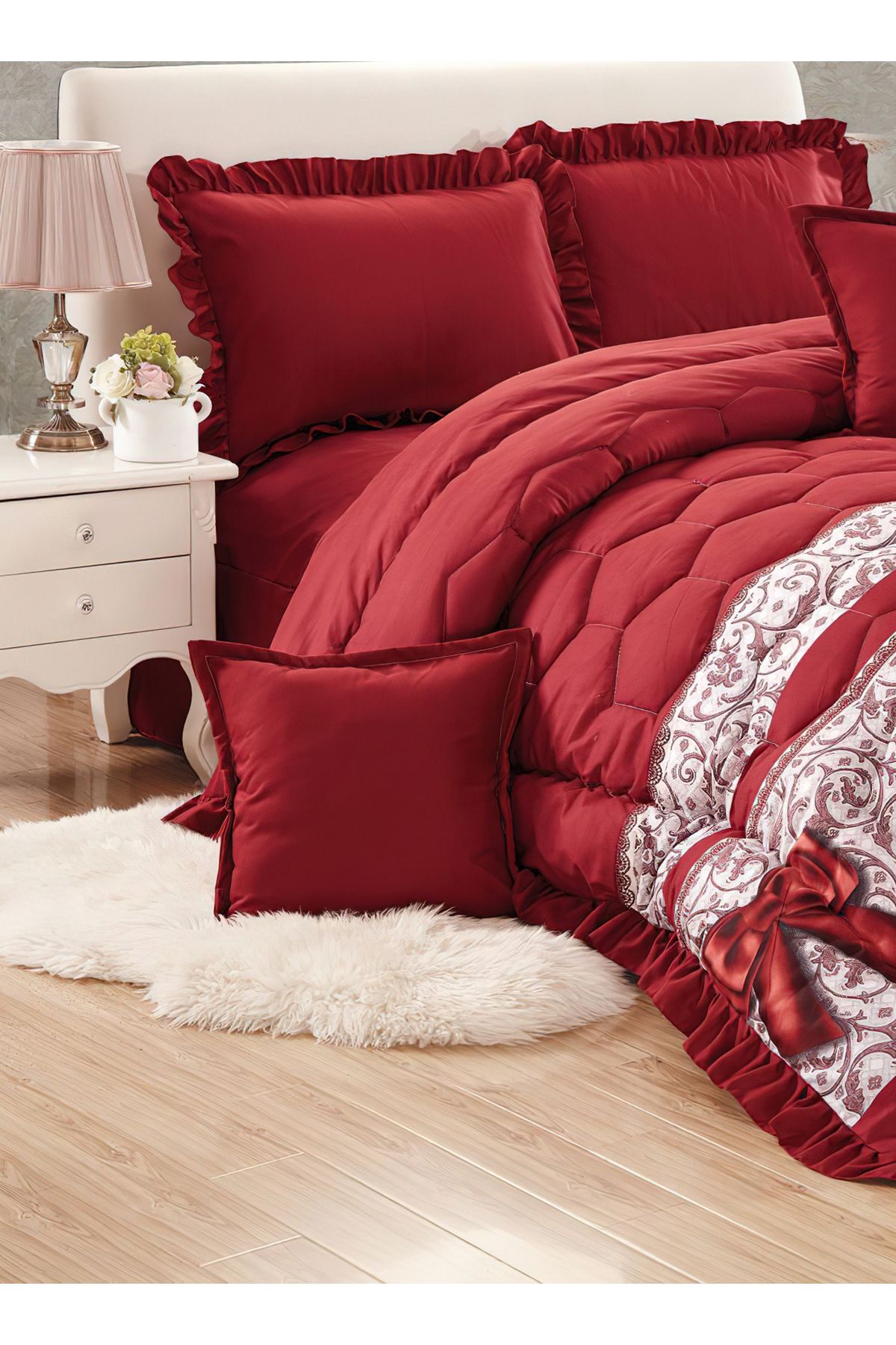 Generic-Comforter Set King Size 6 Pieces Comforter Set Twin Unisex Bedding Set 2