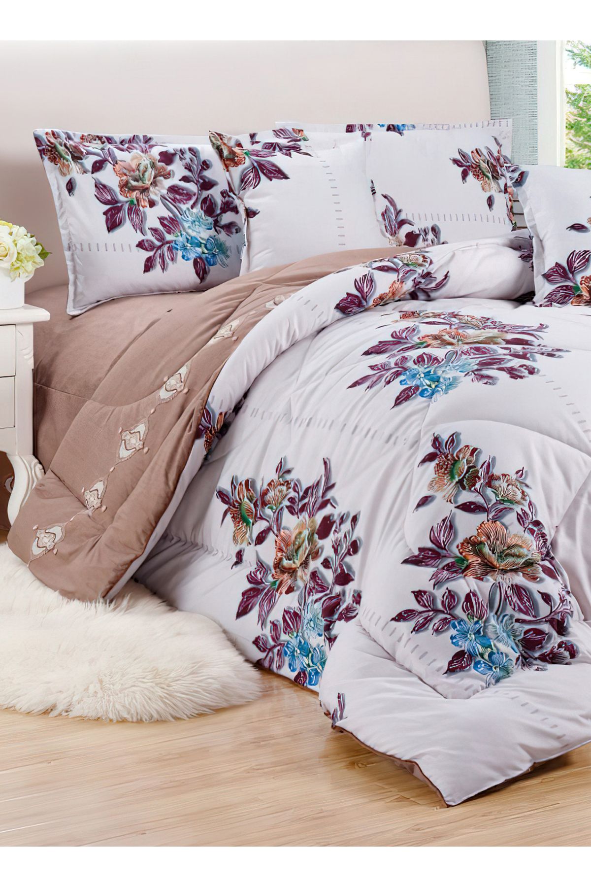 Generic-Comforter Set King Size 6 Pieces Comforter Set Twin Unisex Bedding Set 2
