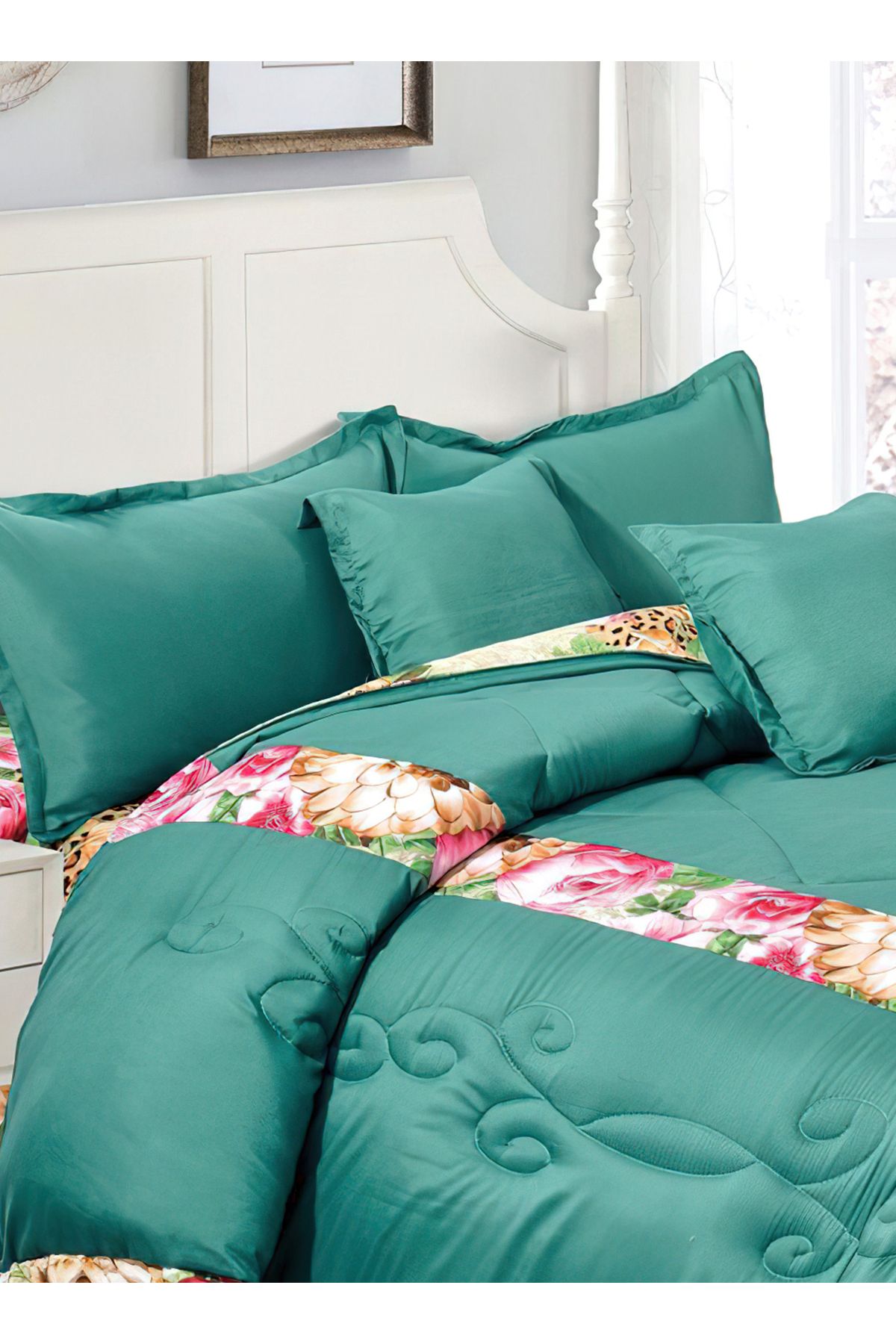 Generic-Comforter Set King Size 6 Pieces Comforter Set Twin Unisex Bedding Set 4