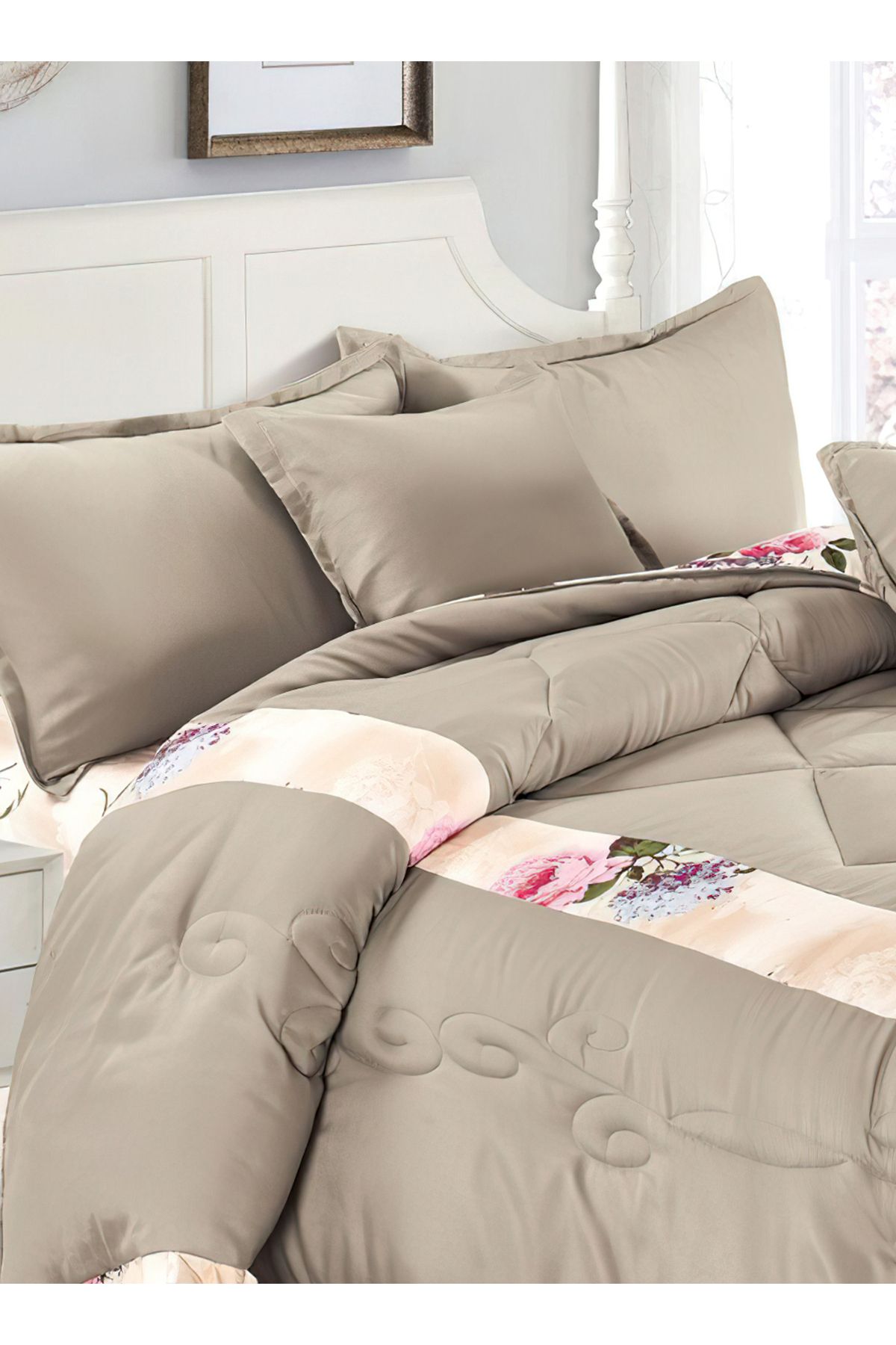 Generic-Comforter Set King Size 6 Pieces Comforter Set Twin Unisex Bedding Set 4