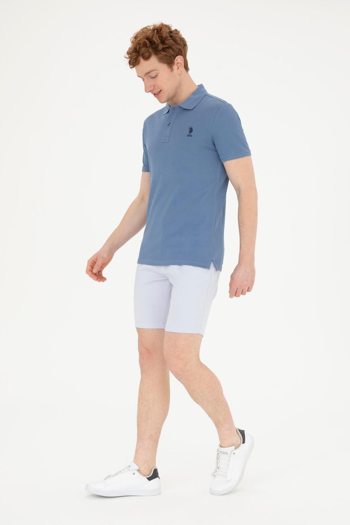 BASE. POLO.ASSN. تی شرت مردانه نیلی پایه 50263238 U.S. Polo Assn.