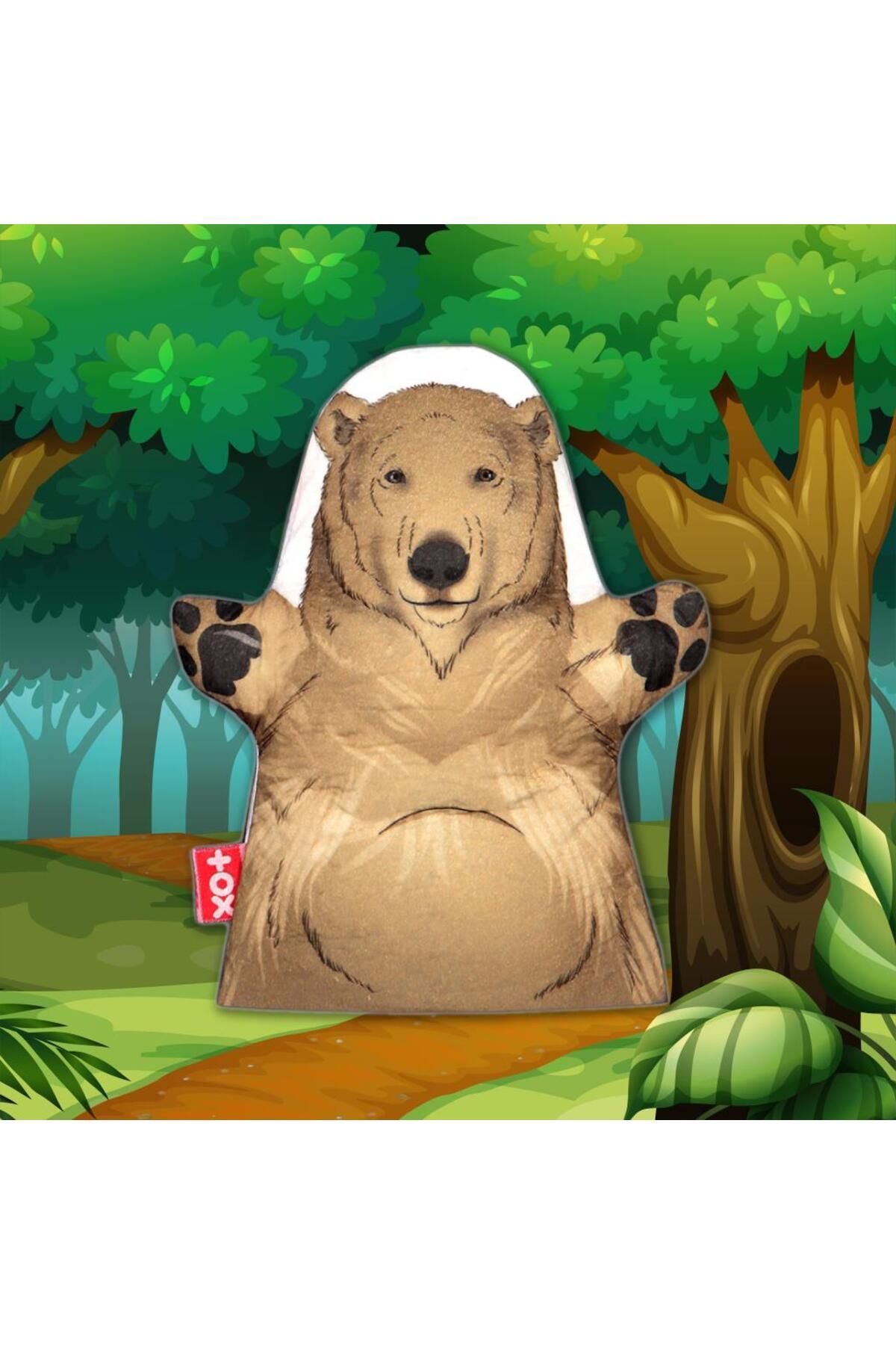Tox-Bear Wild Felt Hand Puppet for Animals - T127 Educational Toy 5
