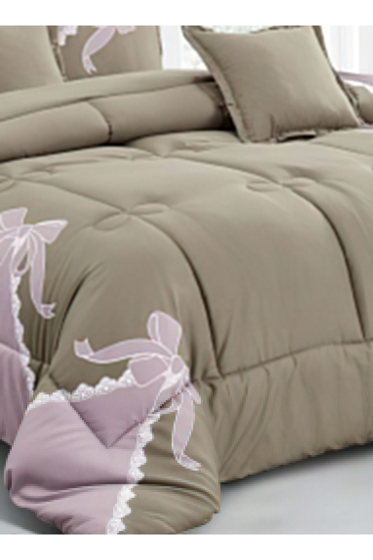 Generic-Comforter Set 4 Piece Single Size Elegant Bedspread Lightweight Comforter Suitable for All Seasons 5