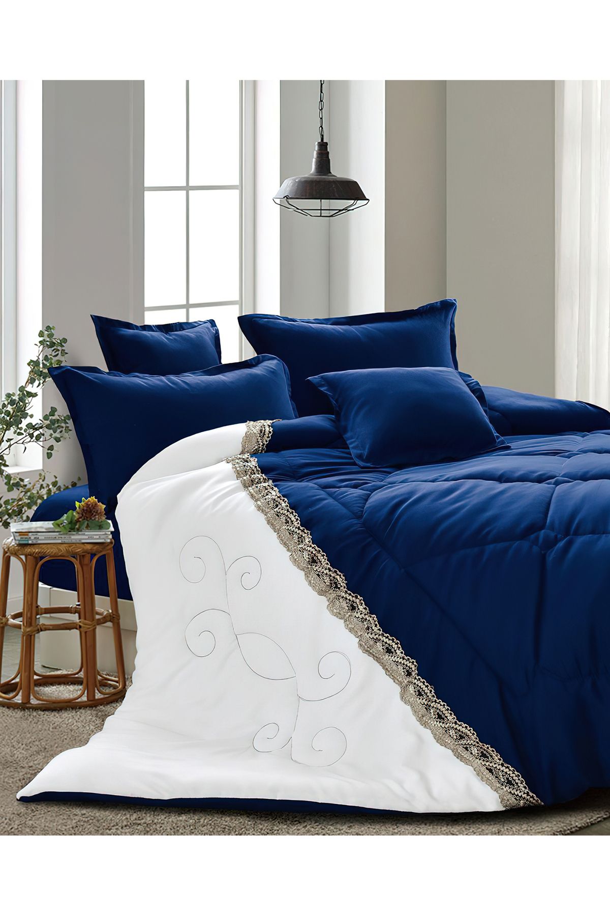 Generic-Comforter Set King Size 6 Pieces Comforter Set Twin Unisex Bedding Set 5