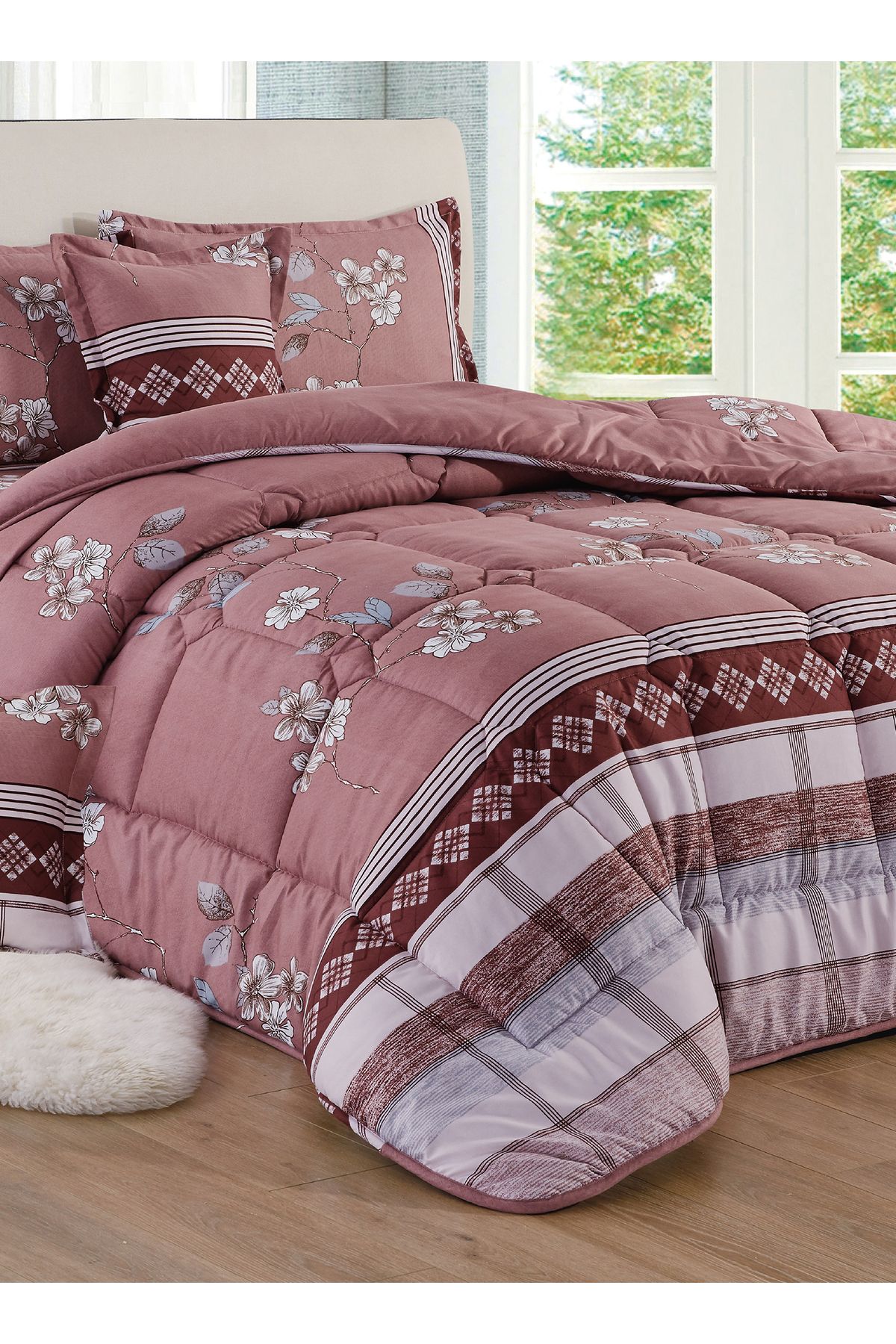 Generic-Comforter Set King Size 6 Pieces Comforter Set Twin Unisex Bedding Set 5