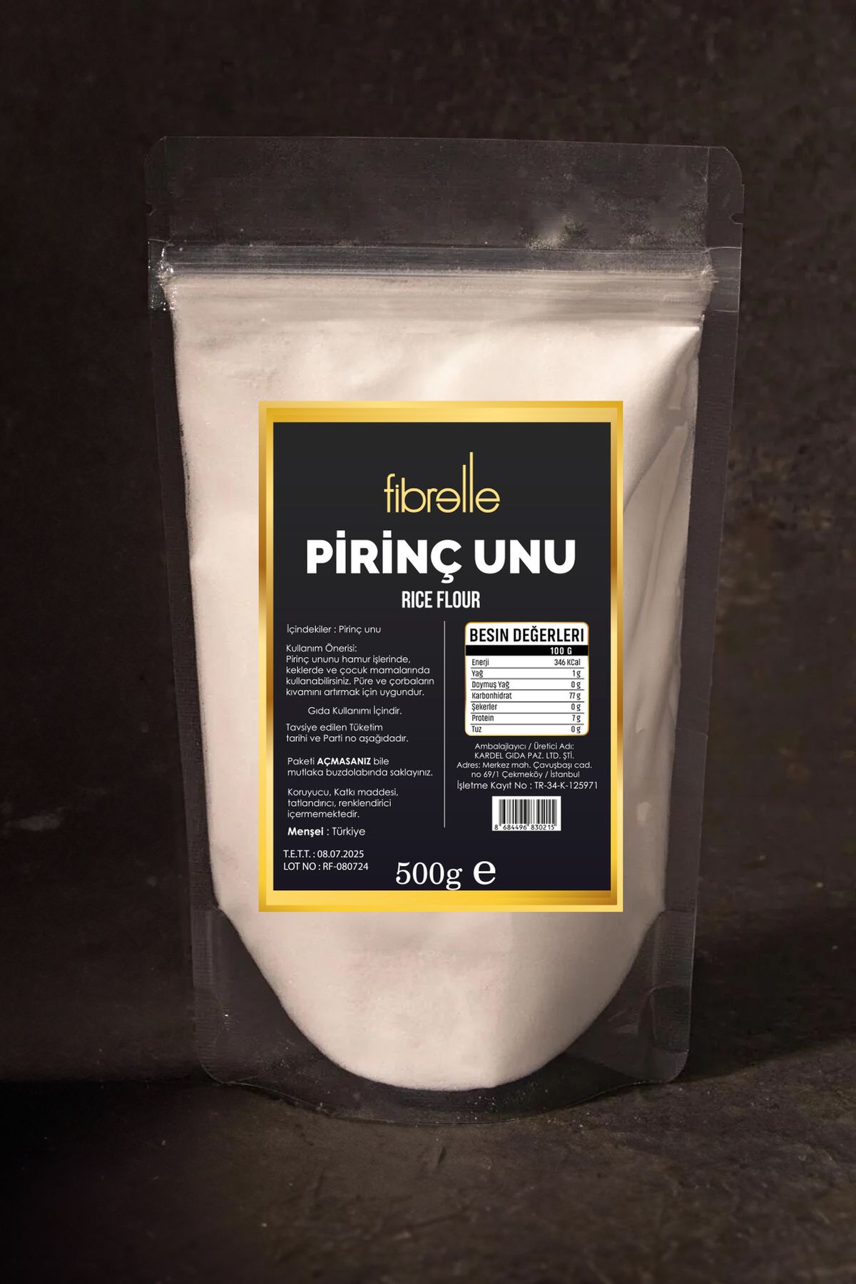 Fibrelle Pirinç Unu 500g / Rice Flour 500g