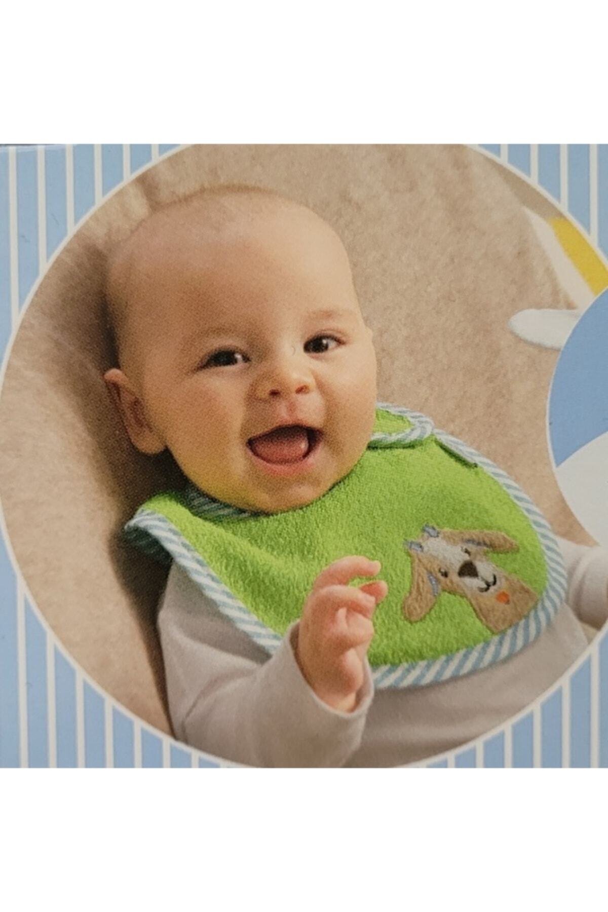 Alpar Tekstil Sıvı Geçirmez Çift Katlı Havlu Kız-erkek Bebek-çocuk Mama Önlüğü 3-12 Aylık / Ördek fotoğrafı 4 (önizleme)