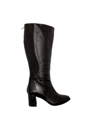 MaisonStanbul Geniş Baldır Hakiki Deri Topuklu Çizme