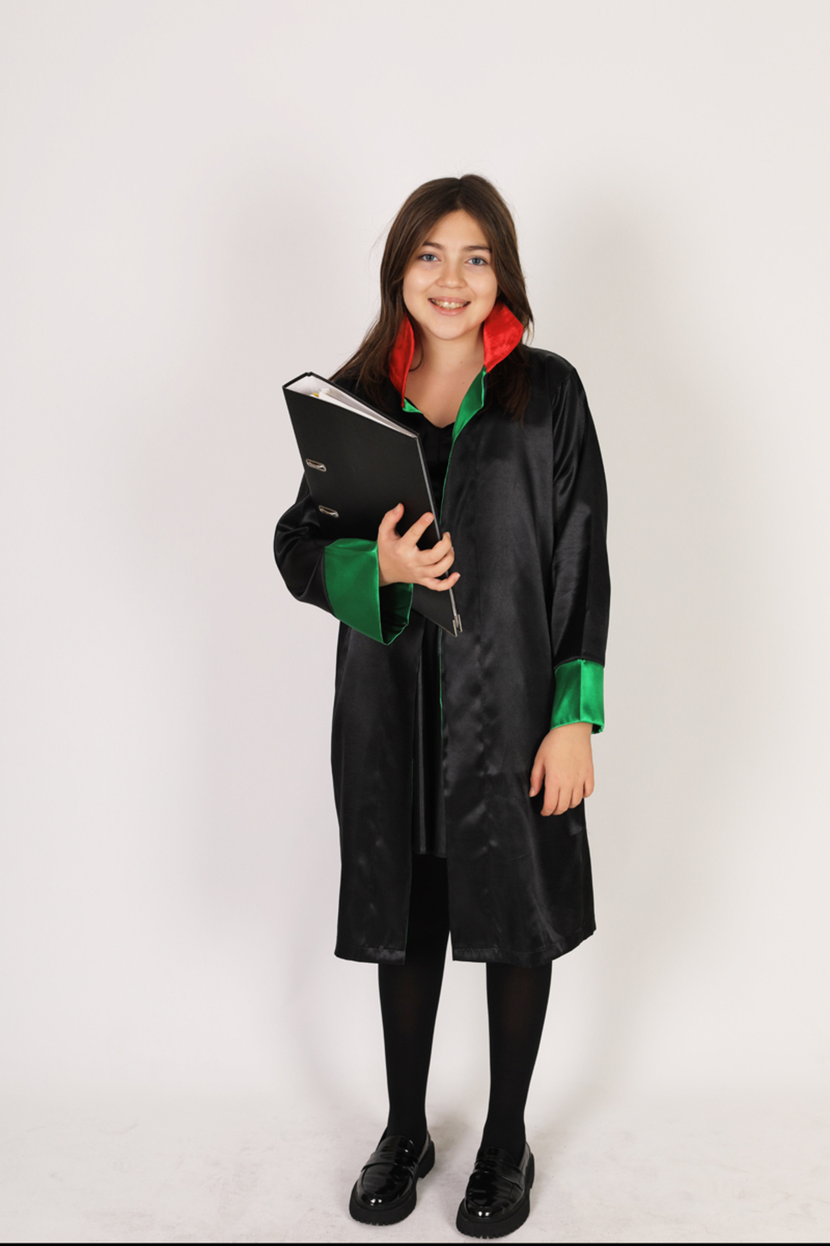 Genel Markalar Çocuk Hakim Kostümü, Siyah, Unisex, Eğlenceli ve şık kıyafet seçeneği