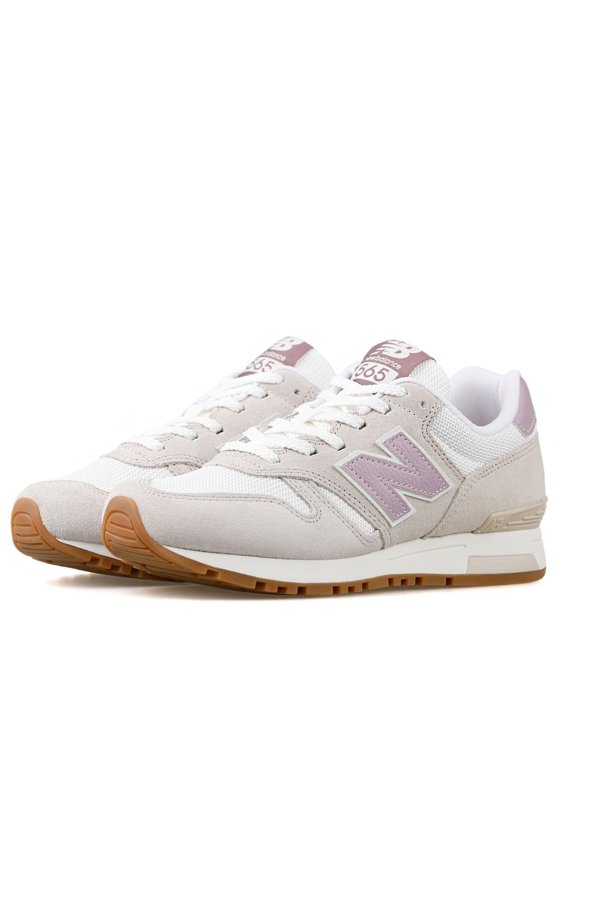 کالکشن کرم کتانی کفش راحتی زنانه Wl565llc بژ New Balance