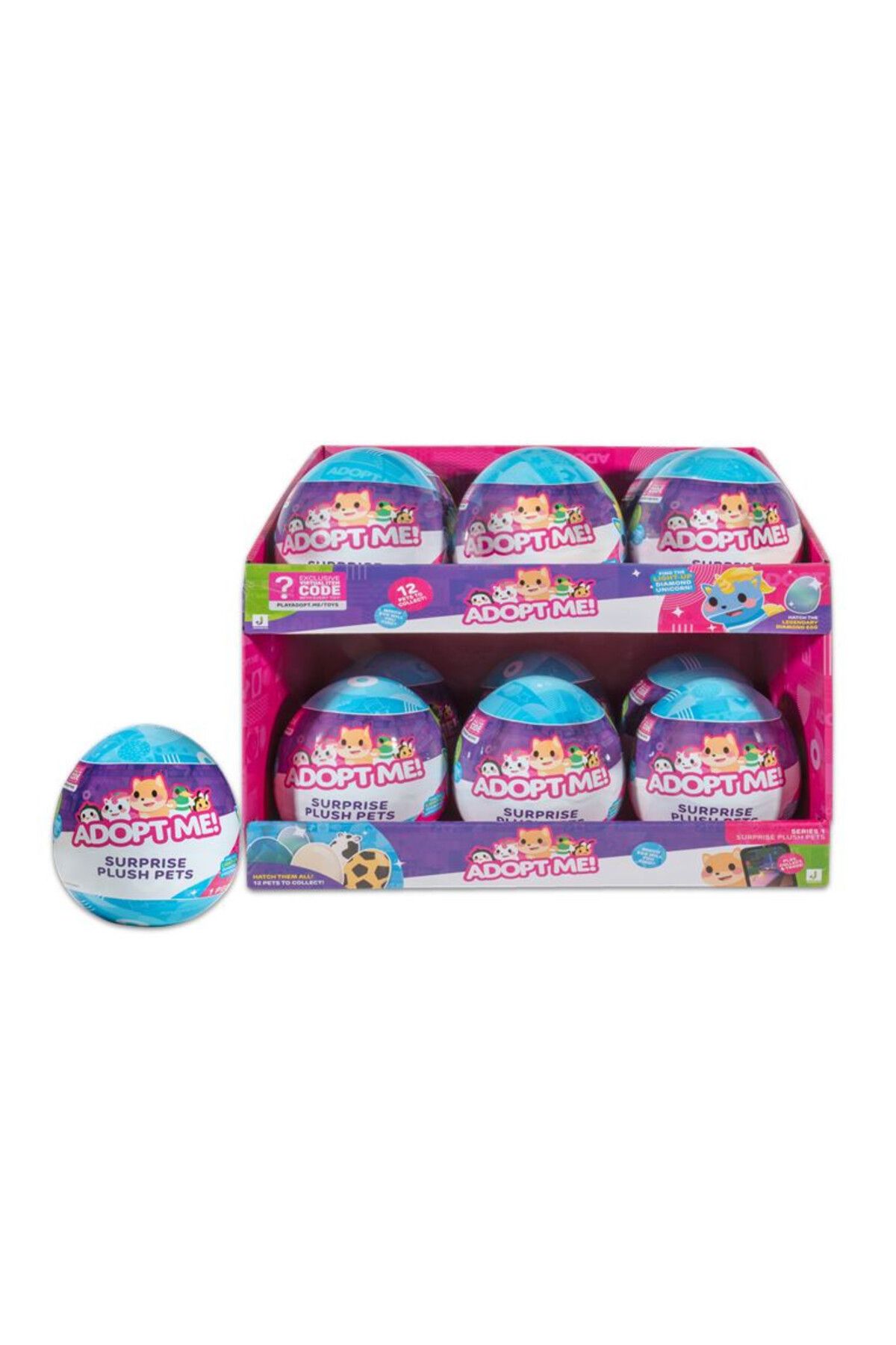 Adopt Me-Surprise Plush Pets, Assorted (Style & Color May Vary) 1