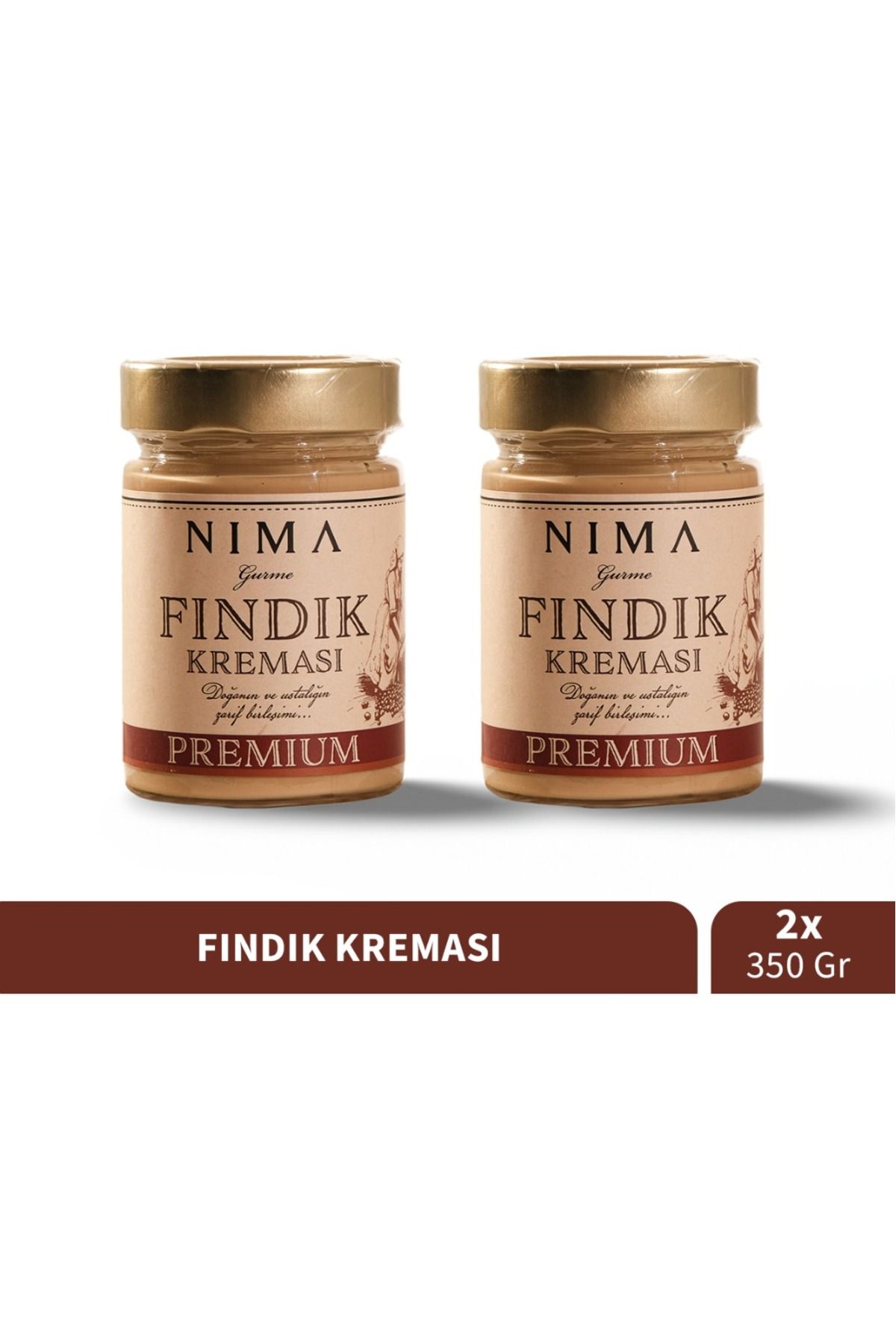 Nima Gurme %50 Premium Fındık Kreması 2x350 gr