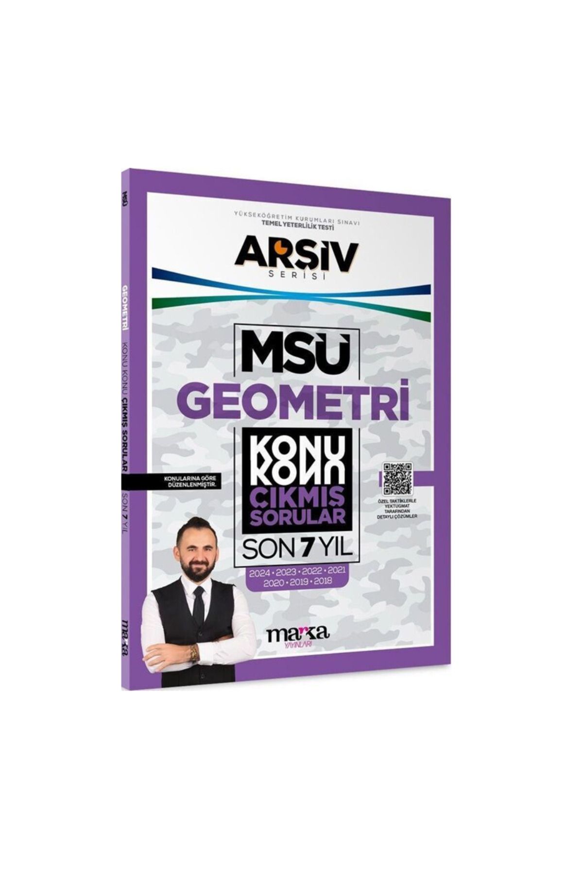 Çap Yayınları 2025 MSÜ Geometri ARŞİV Serisi Konu Konu Son 7 Yıl Çıkmış Sorular