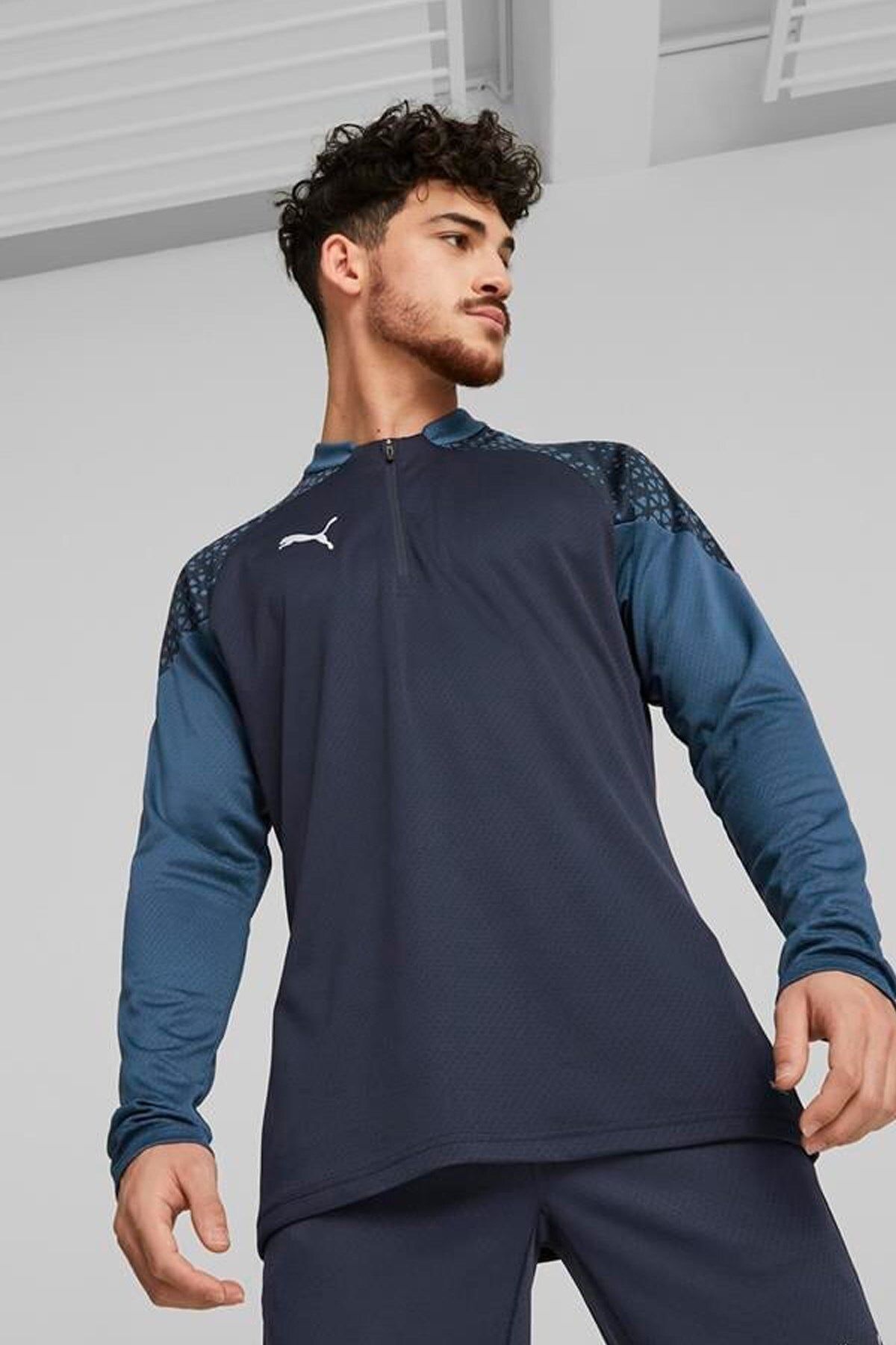 Puma Teamcup Training Yarım Fermuar Antreman Sweat 65798206