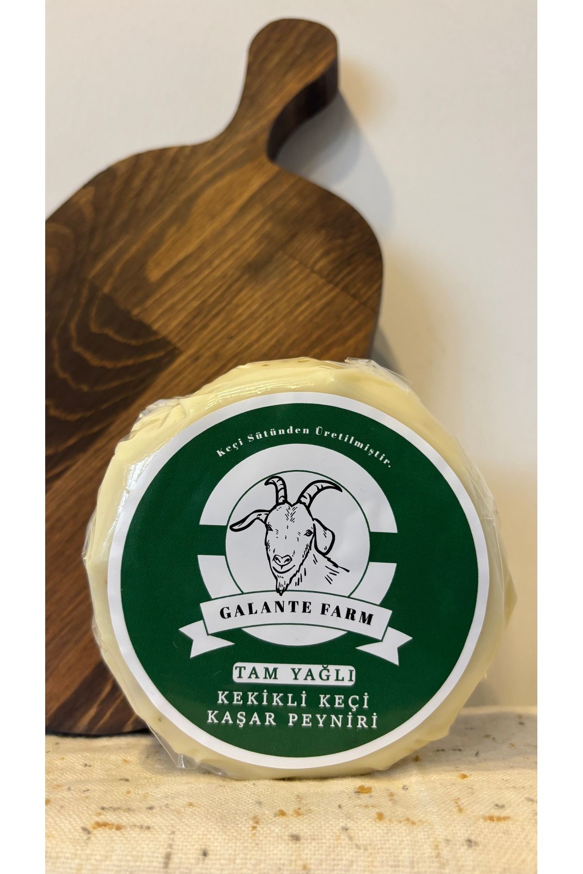 GALANTE FARM Kekikli Keçi Kaşar / Goat Cheddar With Oregano (200GR)